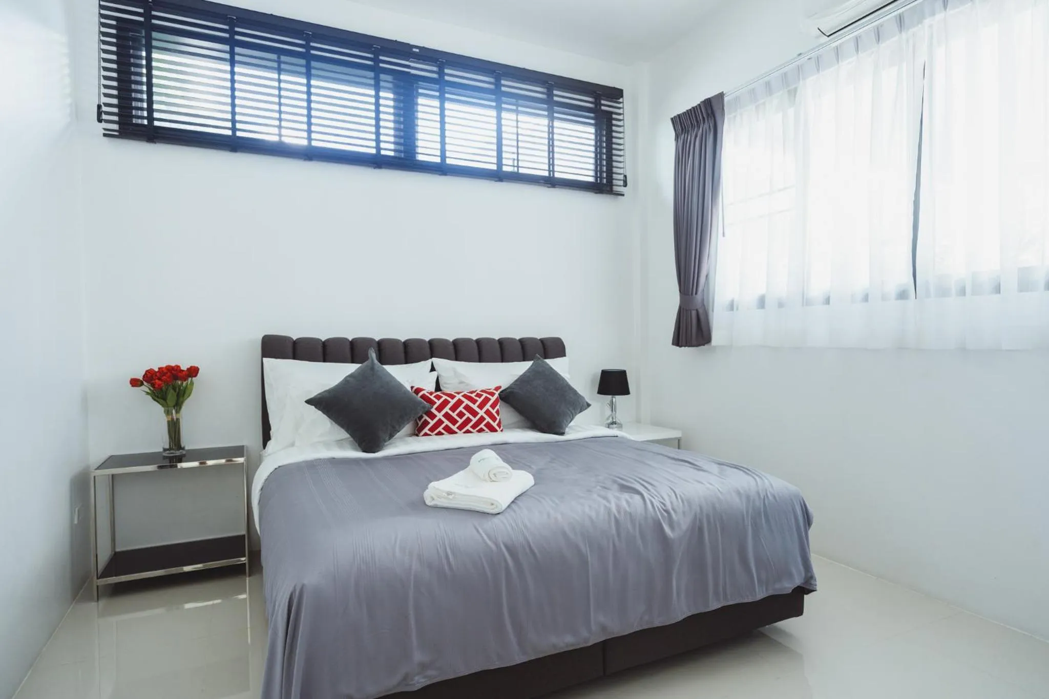 Bedroom, Bed in Baan Nern Khao Resort Pattaya