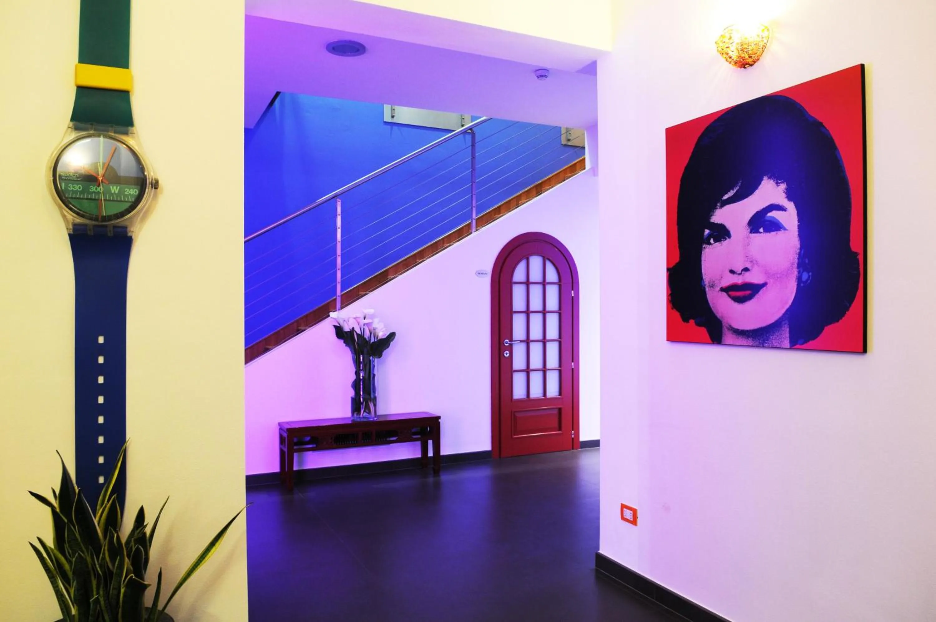 Decorative detail in Eco Hotel Cleofe