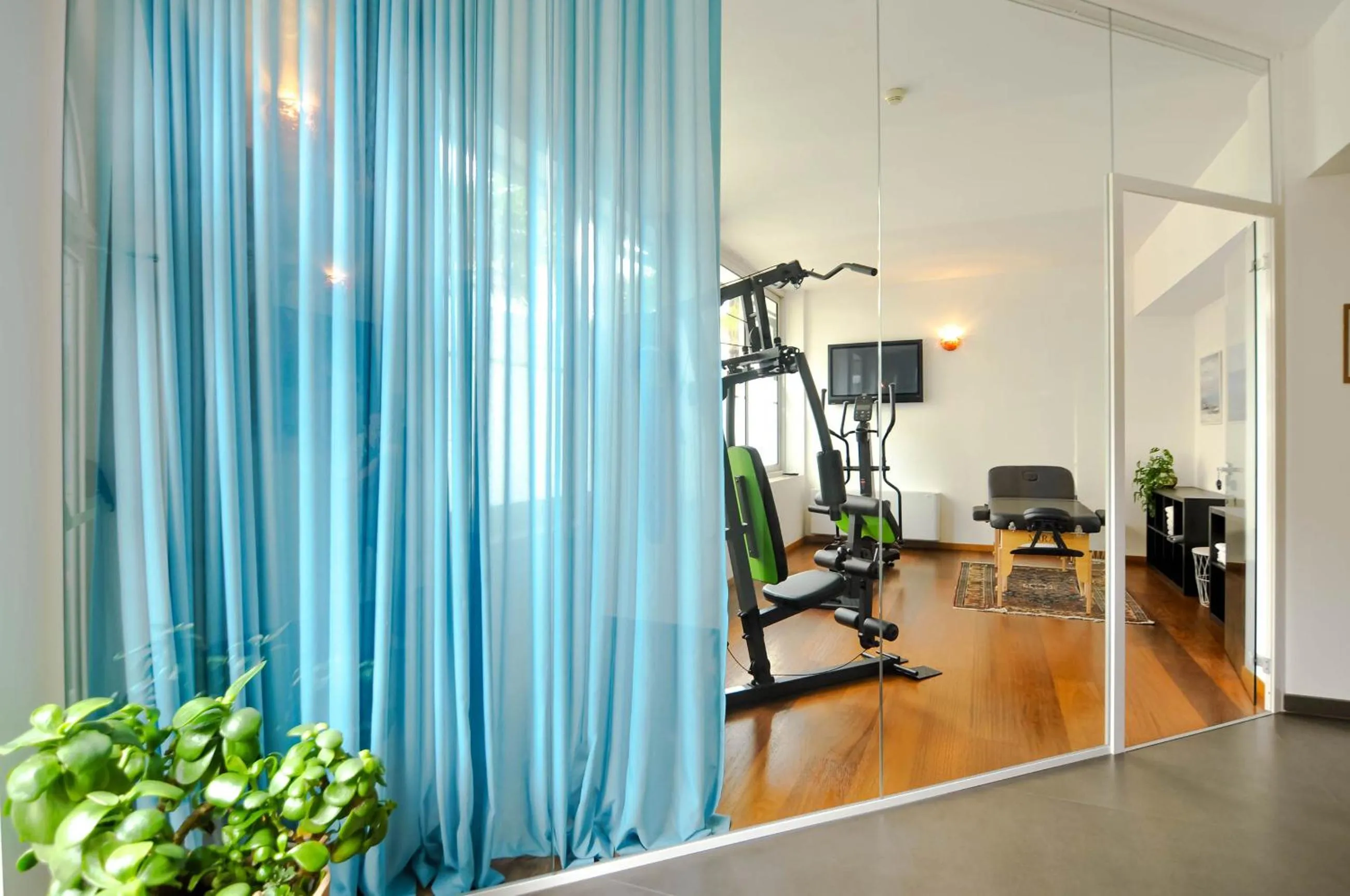 Fitness centre/facilities in Eco Hotel Cleofe