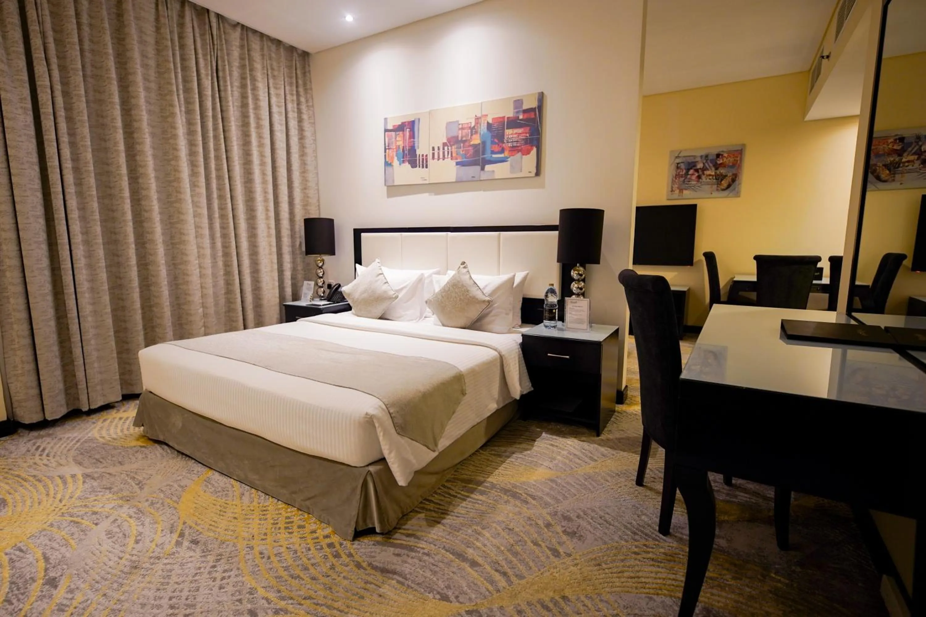 Bed in Grand Villaggio Hotel Abu Dhabi