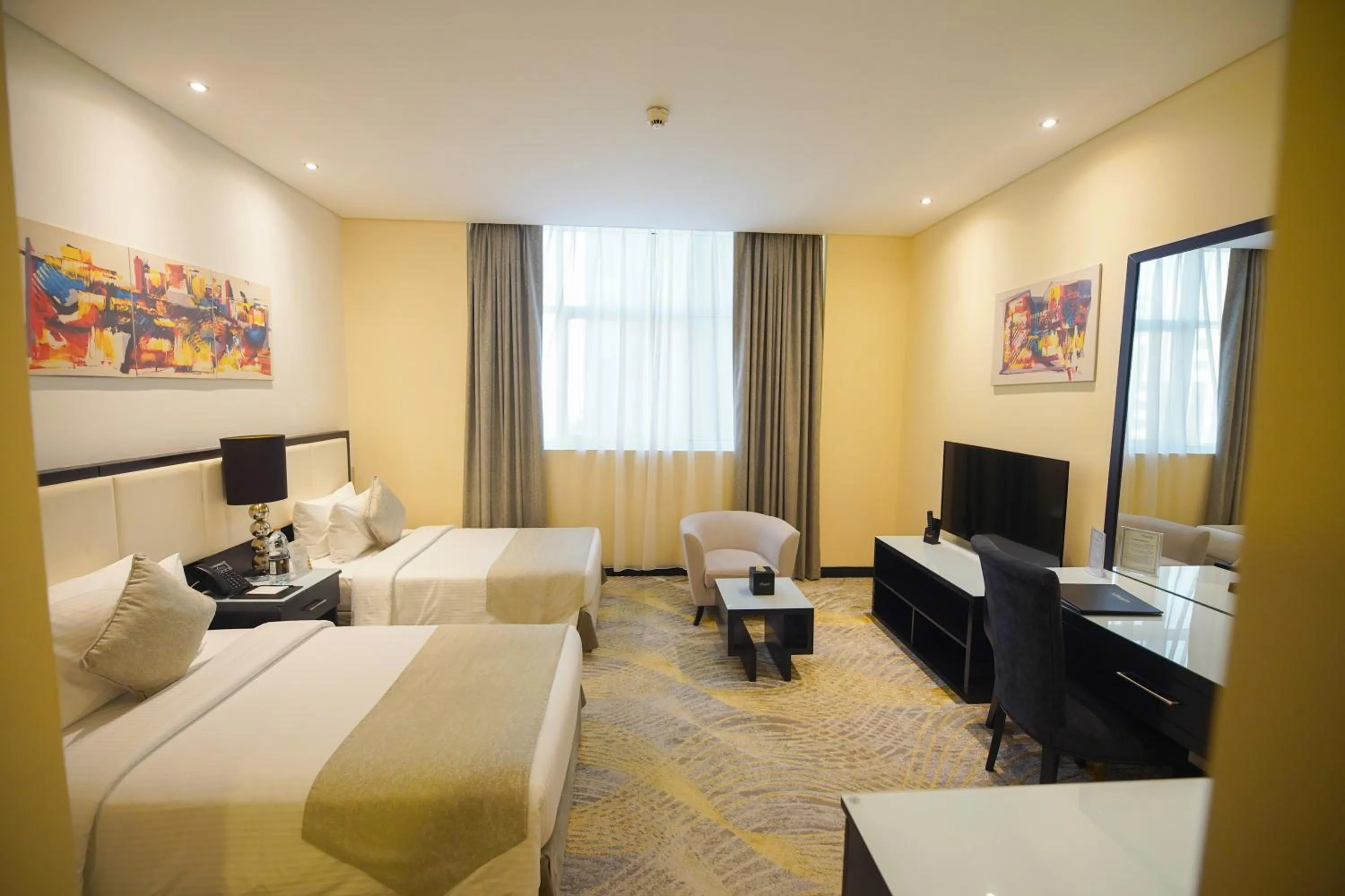 Bed in Grand Villaggio Hotel Abu Dhabi