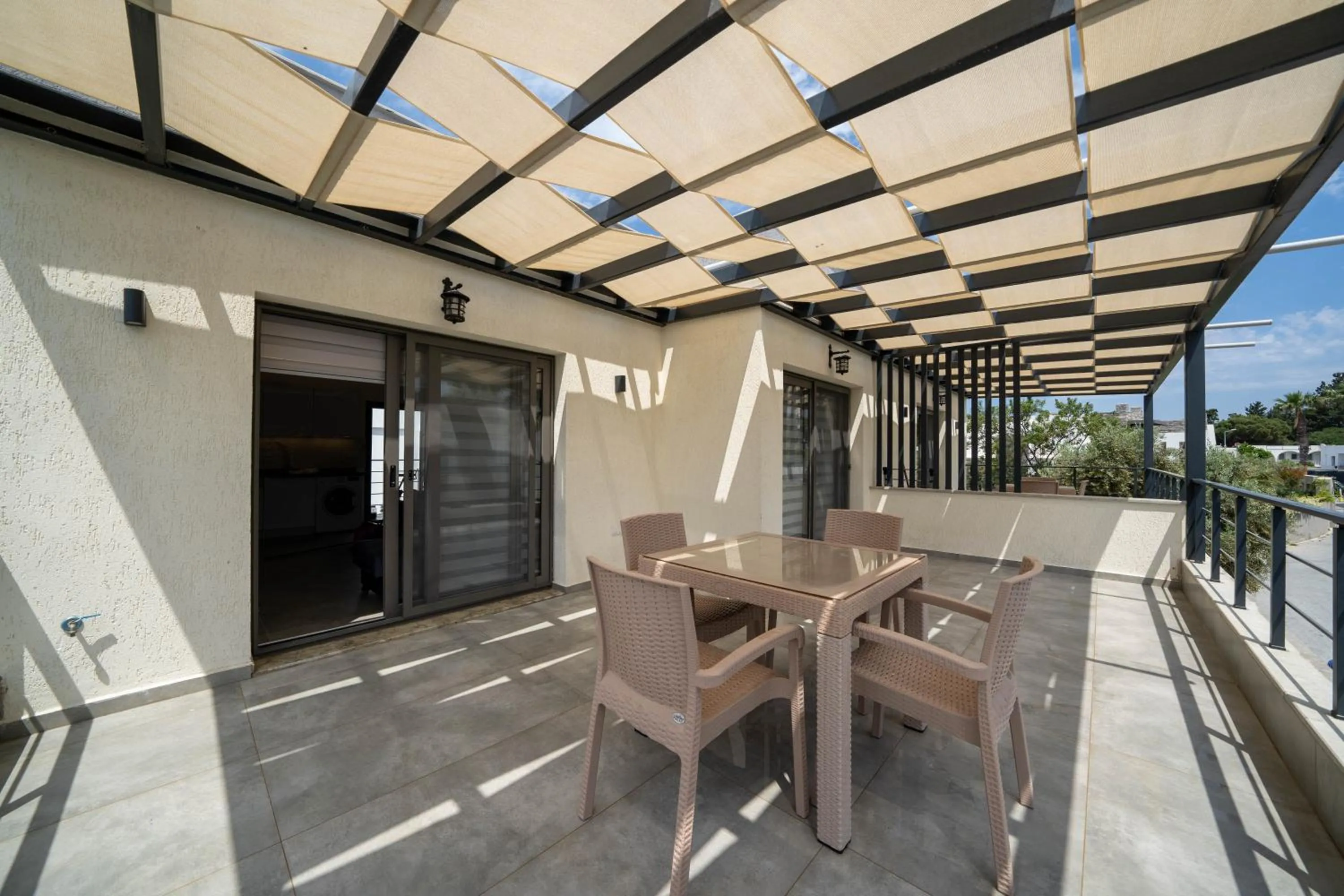 Patio in Naz Liman Otel Bodrum