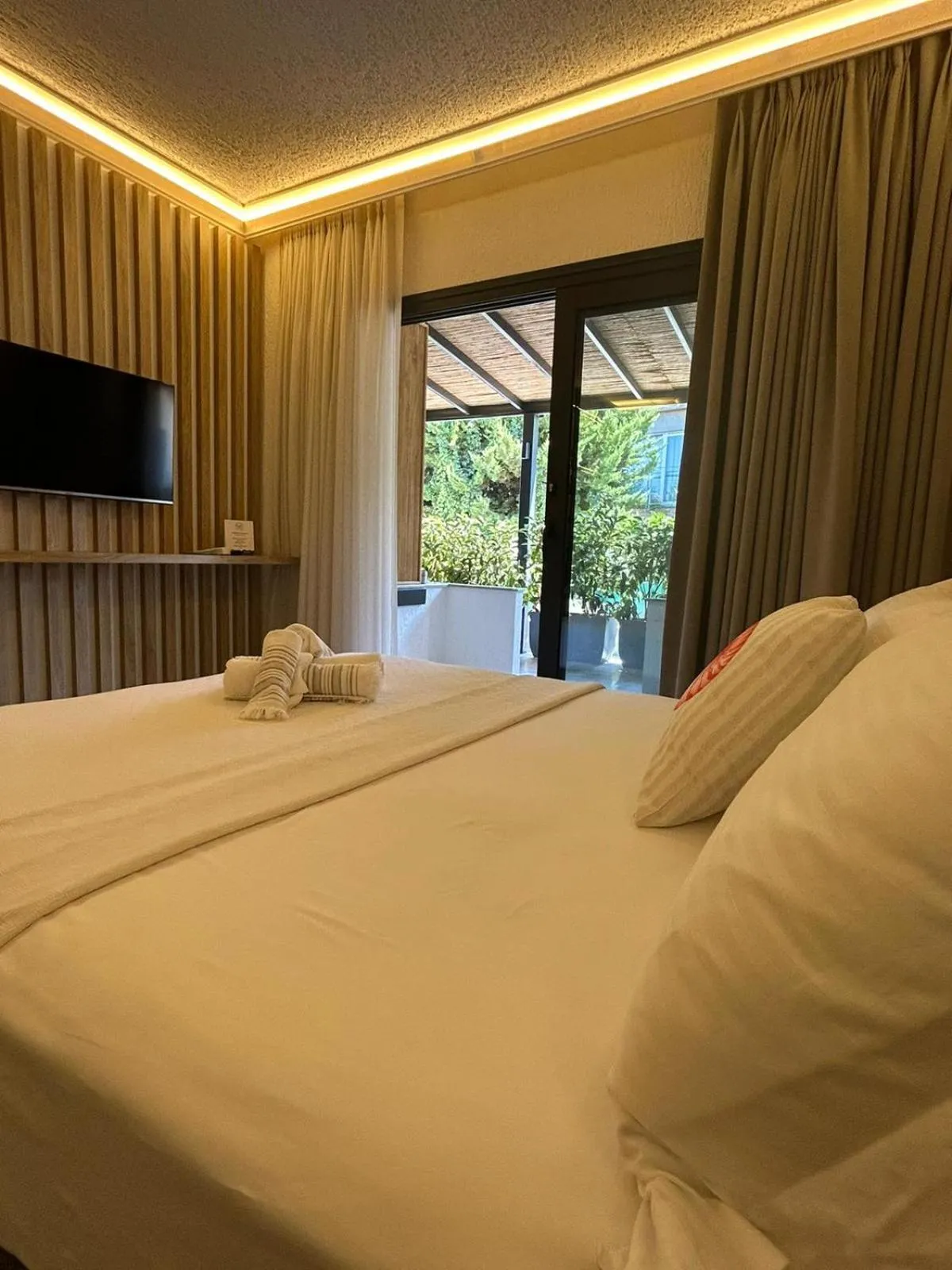 Bed in Naz Liman Otel Bodrum