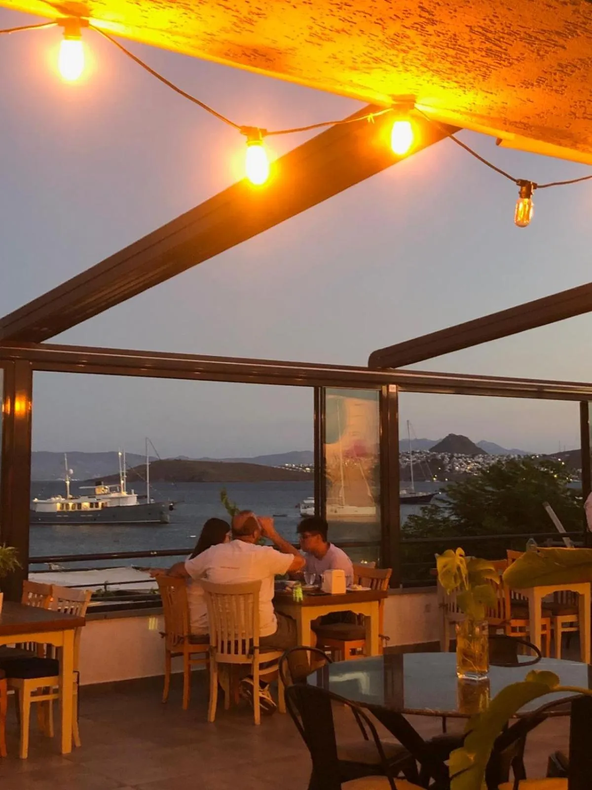 Patio in Naz Liman Otel Bodrum