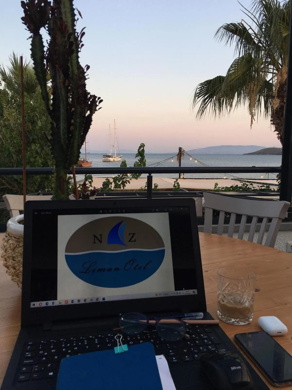 Sunset in Naz Liman Otel Bodrum