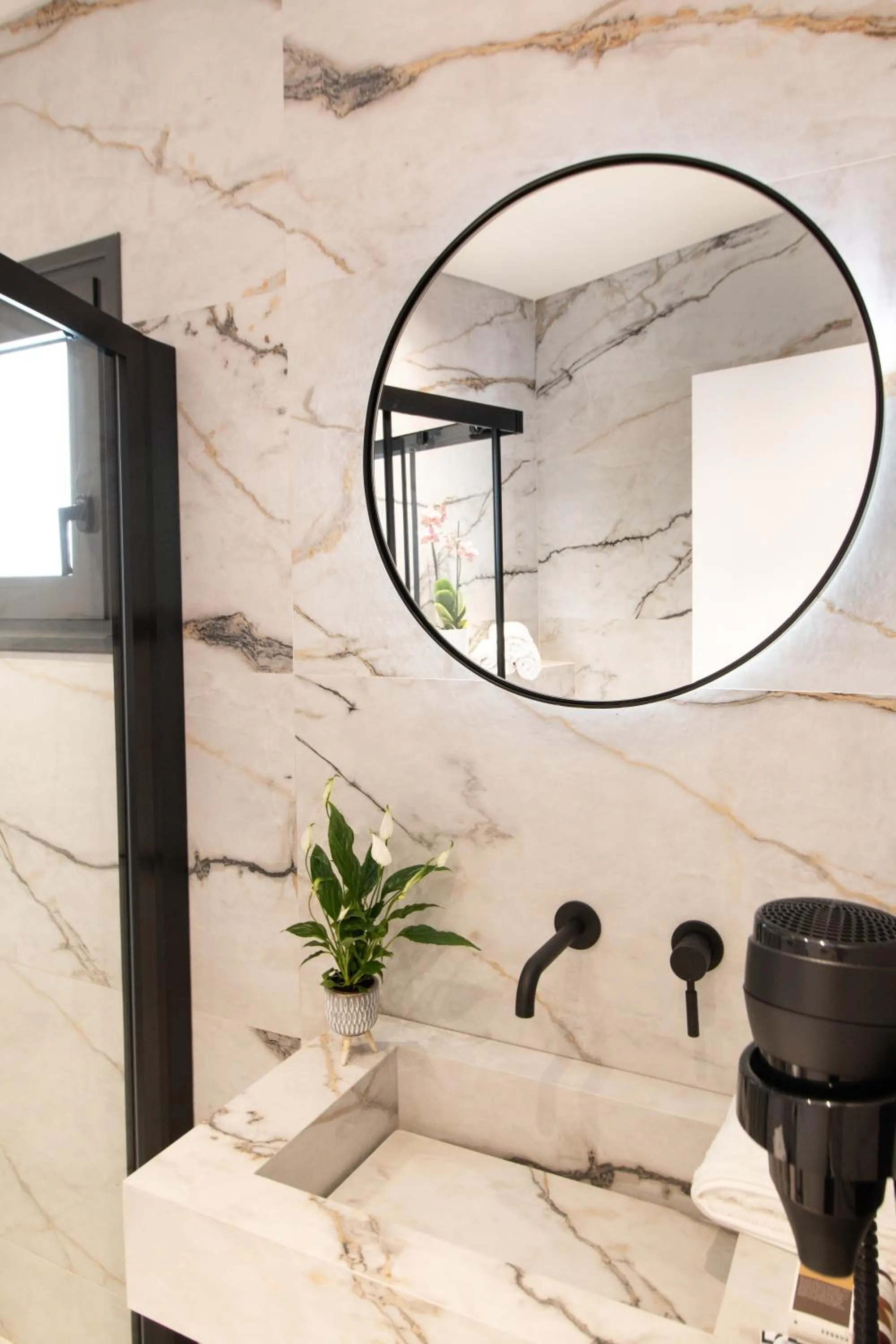 Bathroom in Paleo Suites