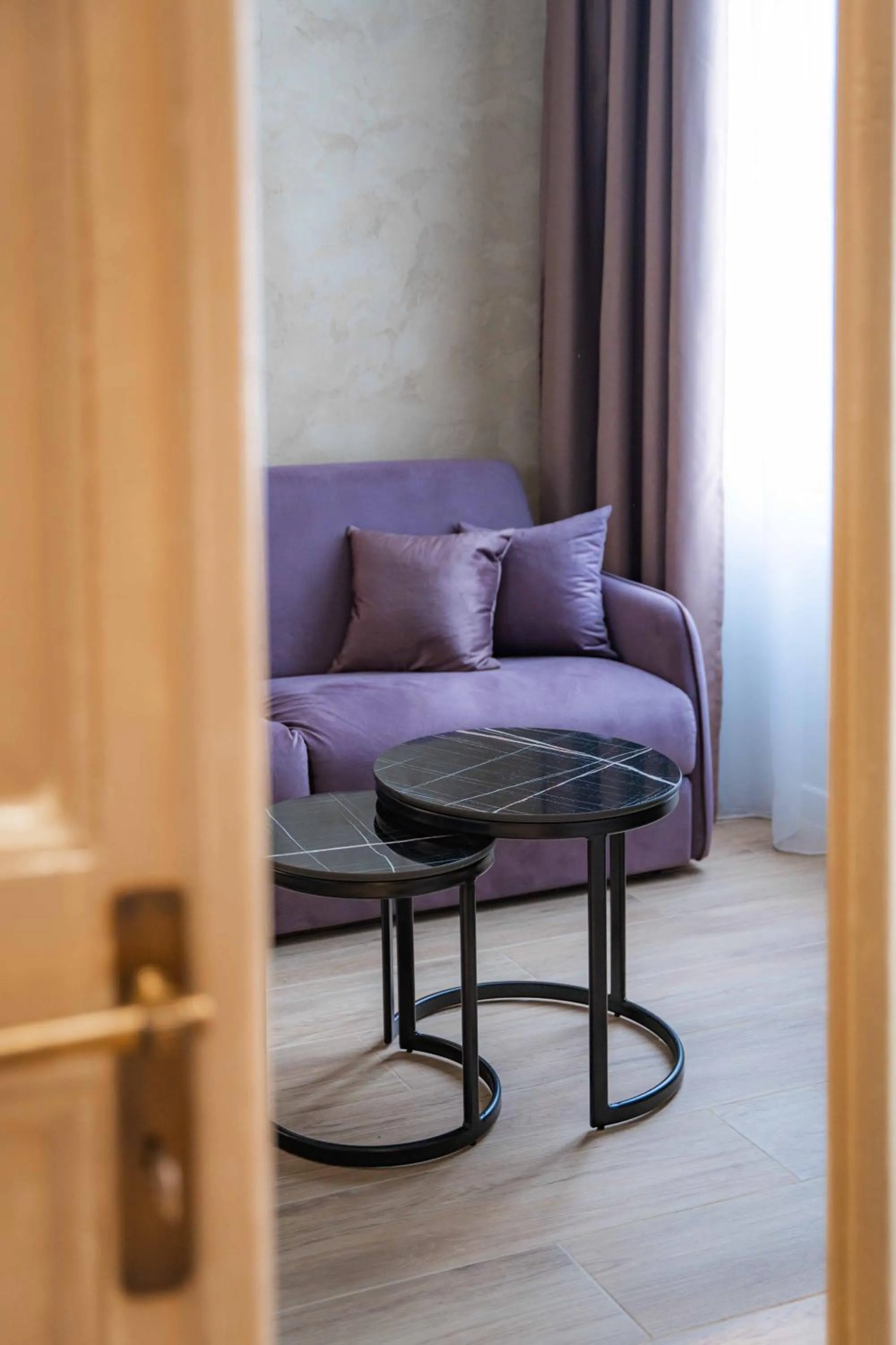 Living room in Paleo Suites