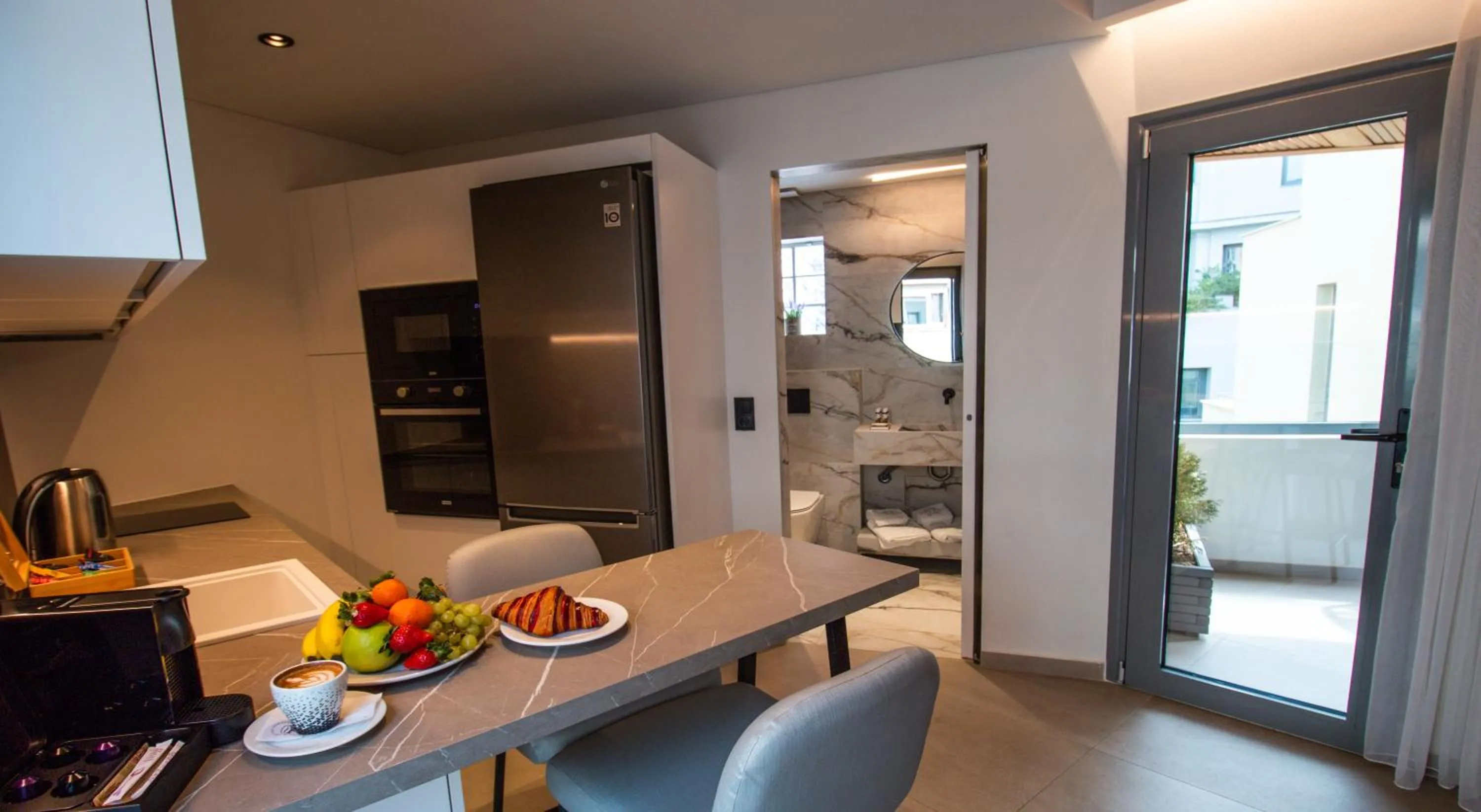 kitchen in Paleo Suites