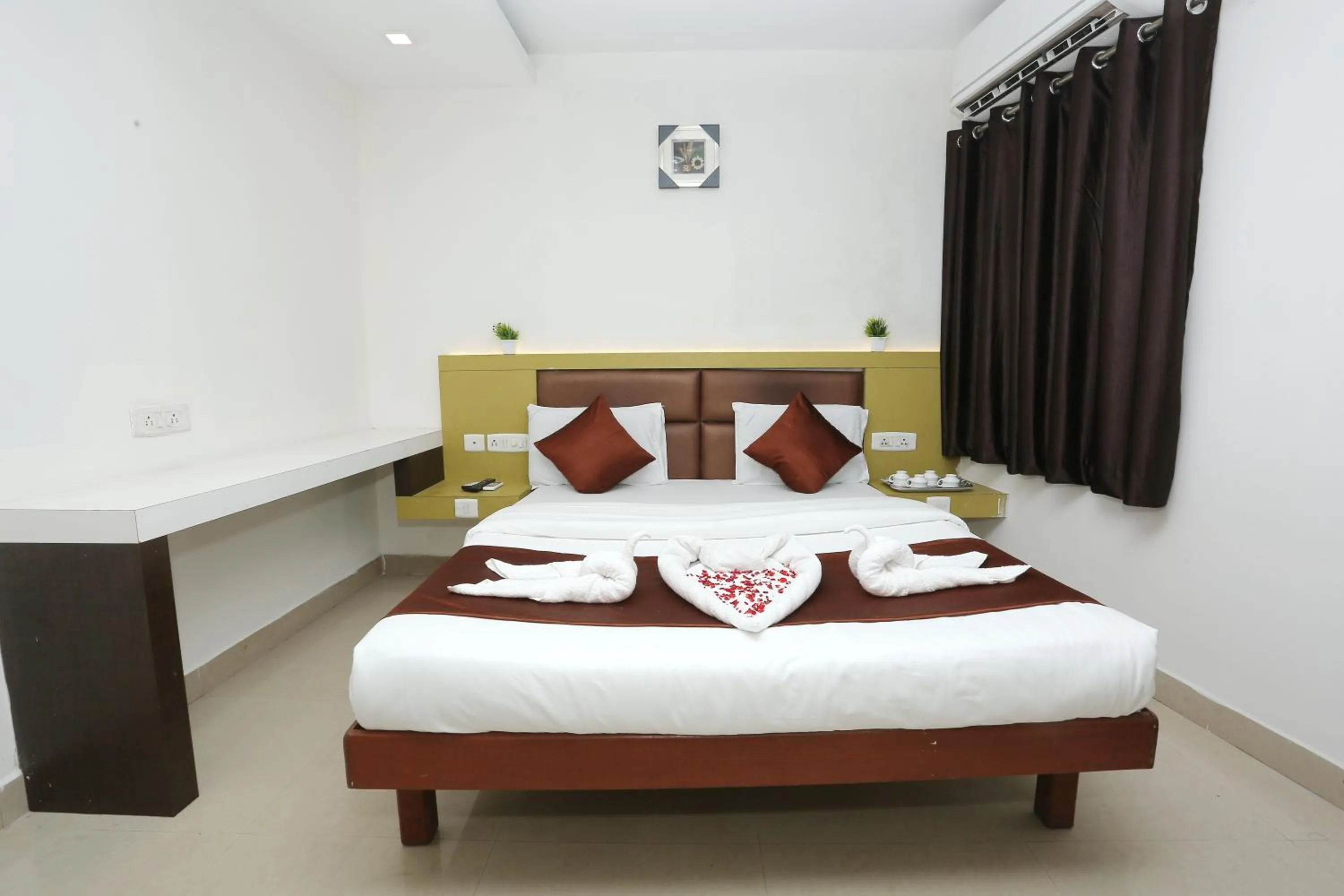 Bedroom, Bed in GM Residency