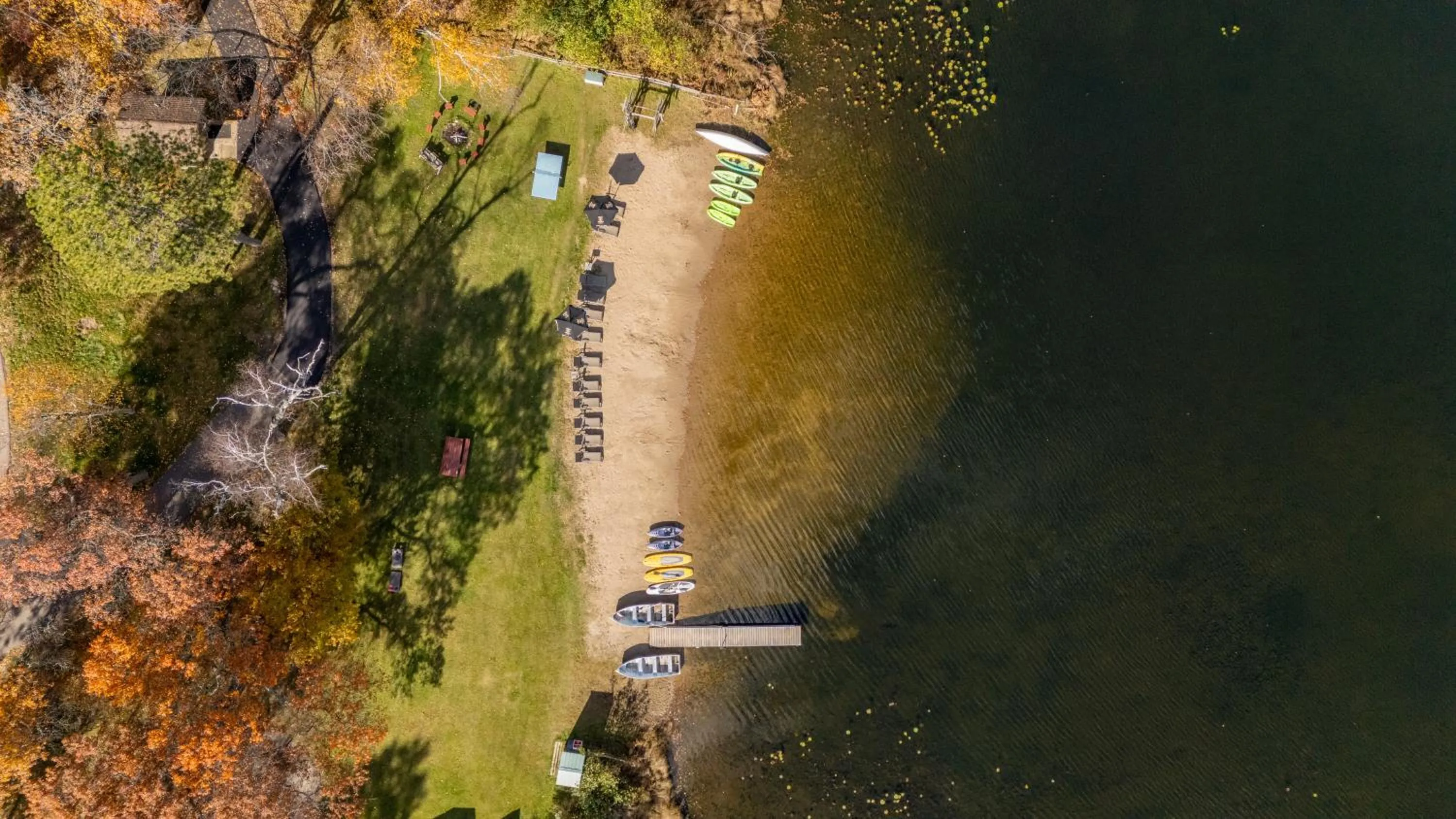 Beach in Lost Lake Lodge
