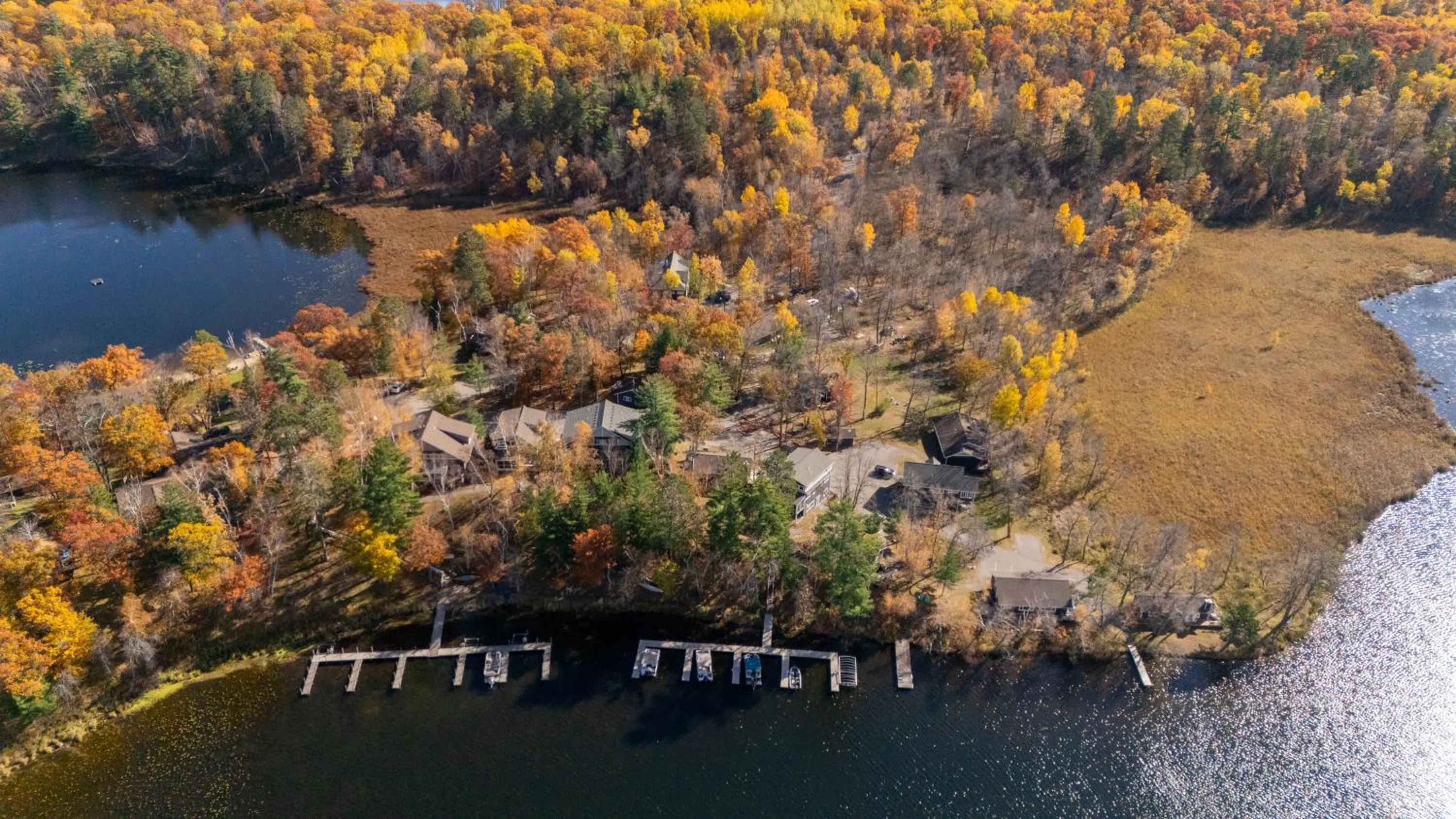 Lake view in Lost Lake Lodge