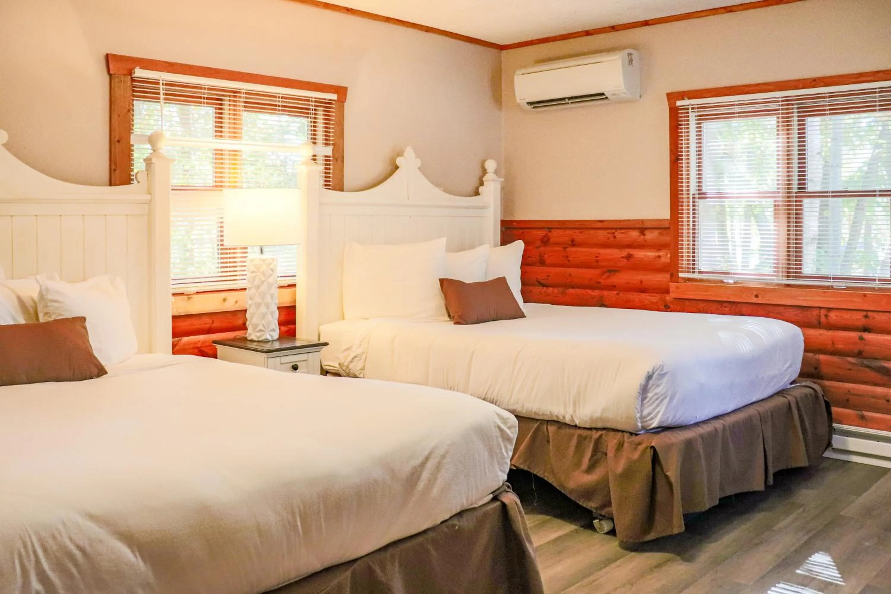 Bed in Lost Lake Lodge