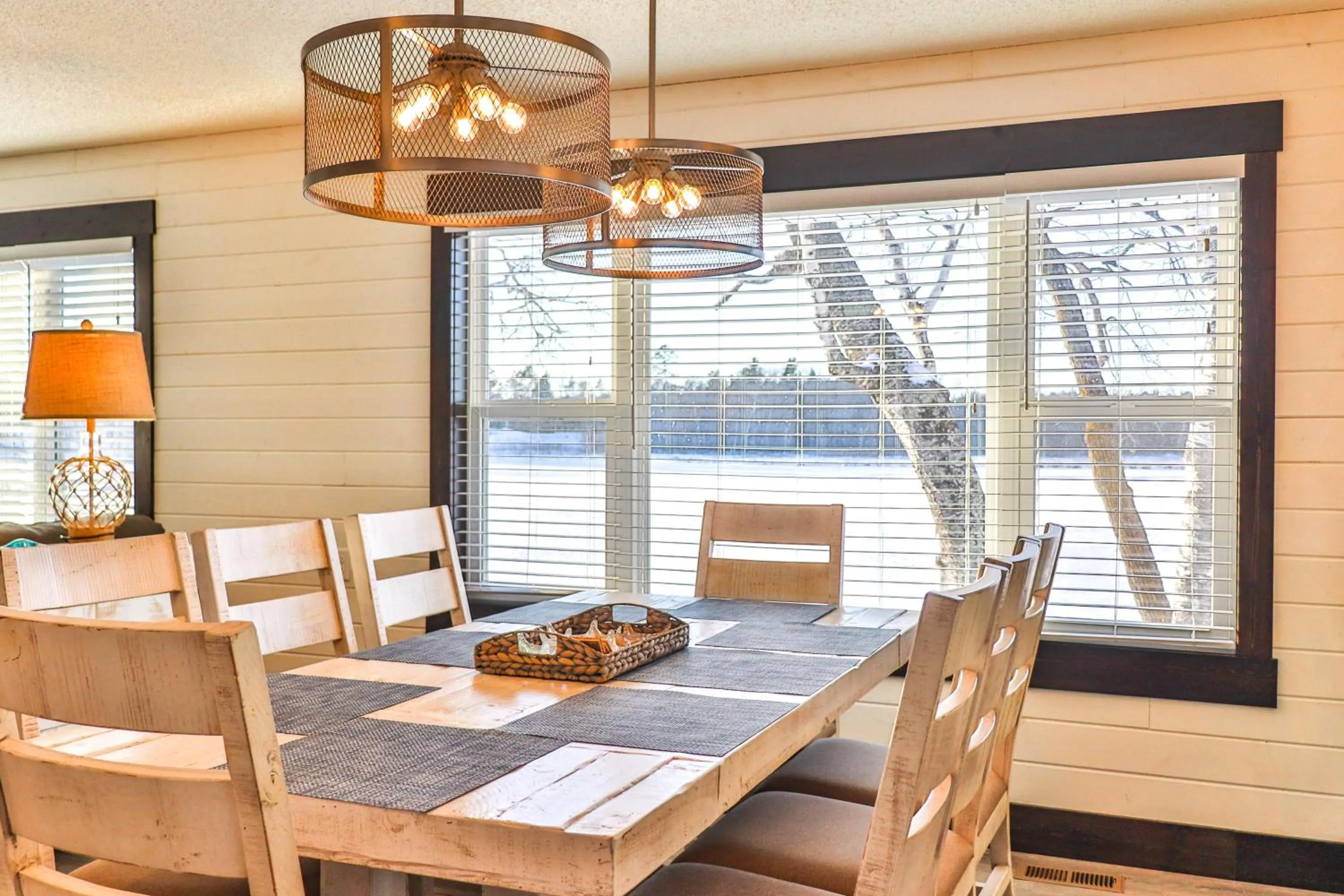 Dining area in Lost Lake Lodge