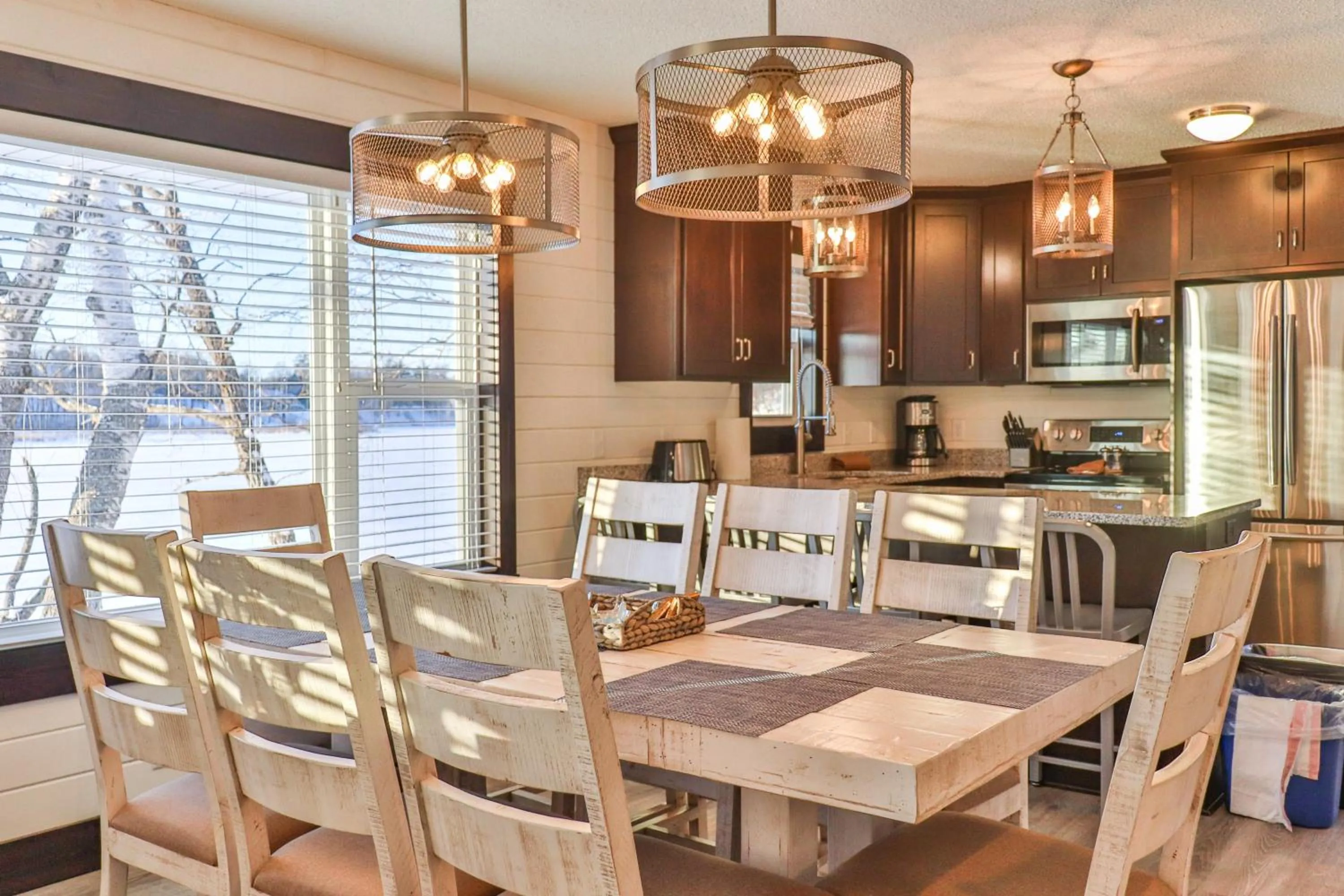 Dining area in Lost Lake Lodge