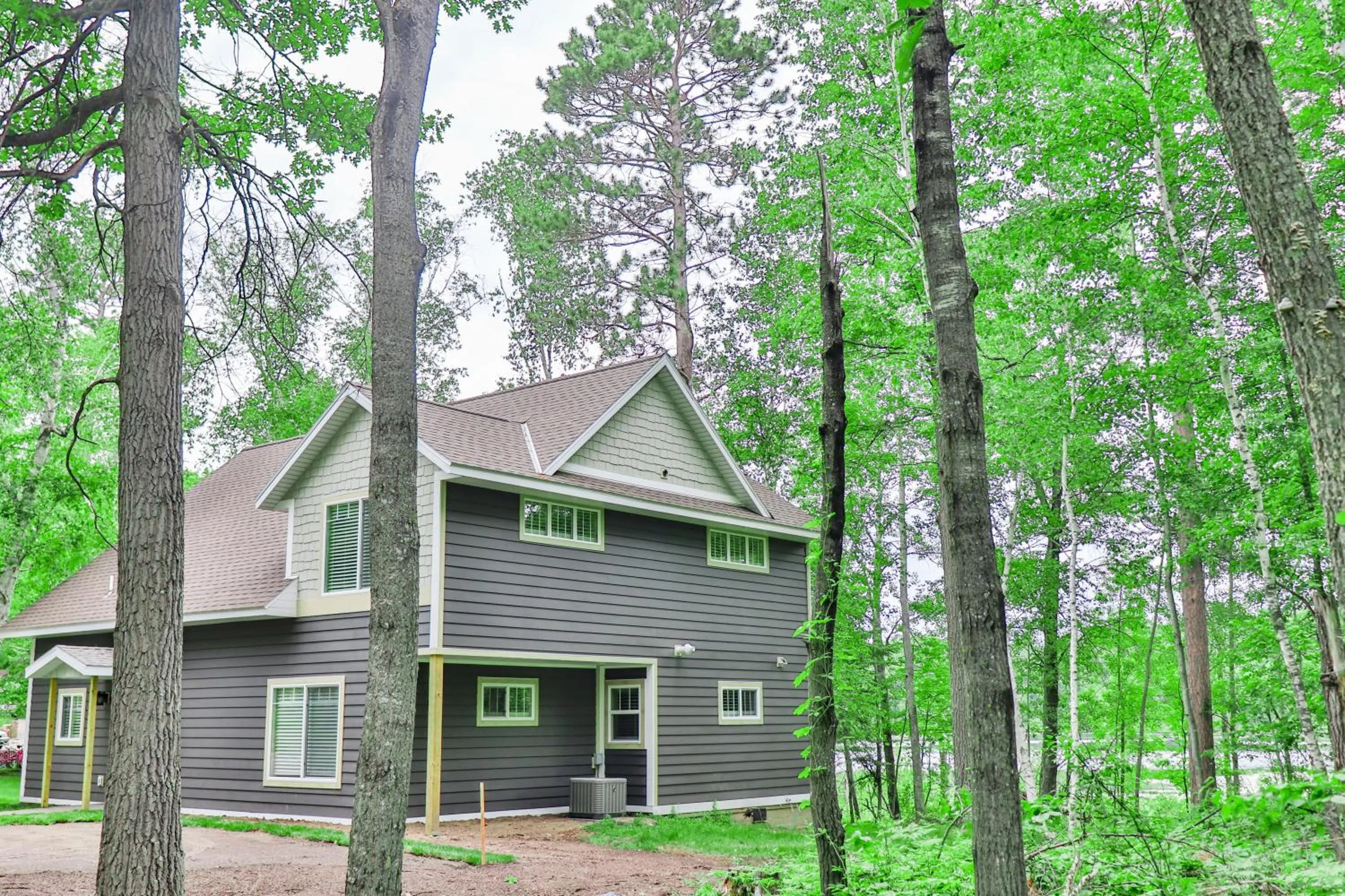 Garden view in Lost Lake Lodge