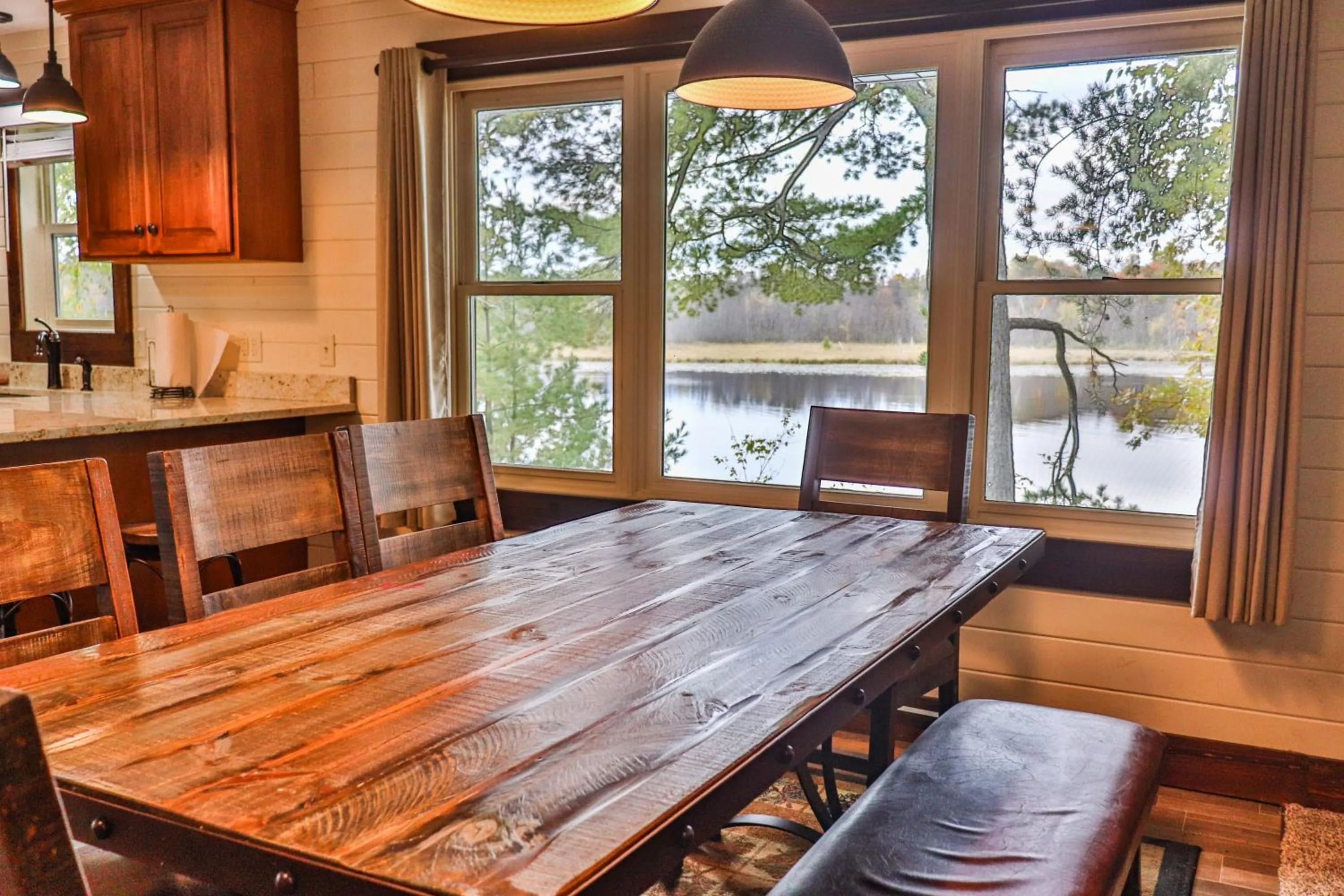 Dining area in Lost Lake Lodge