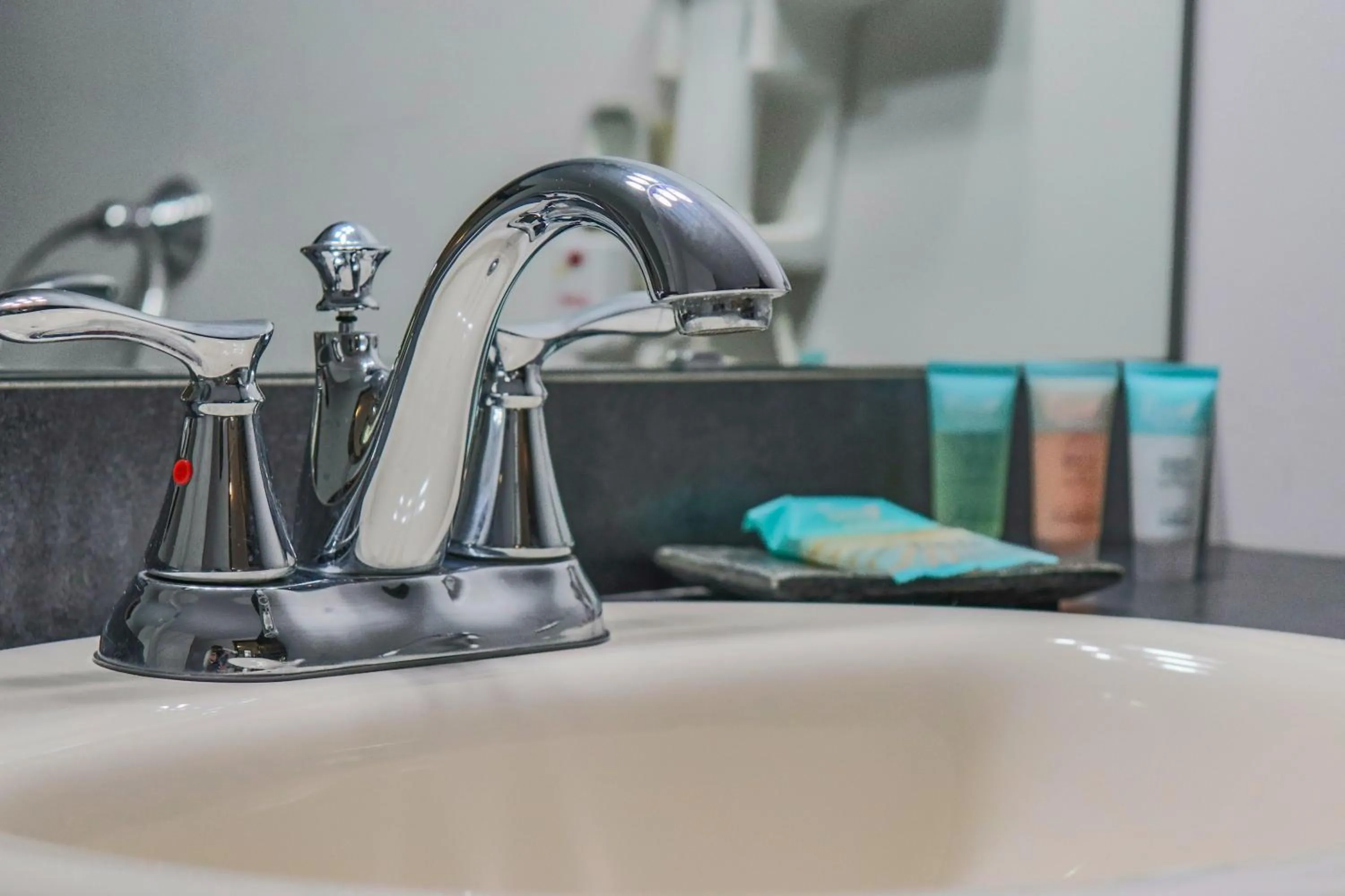 Bathroom in Lost Lake Lodge