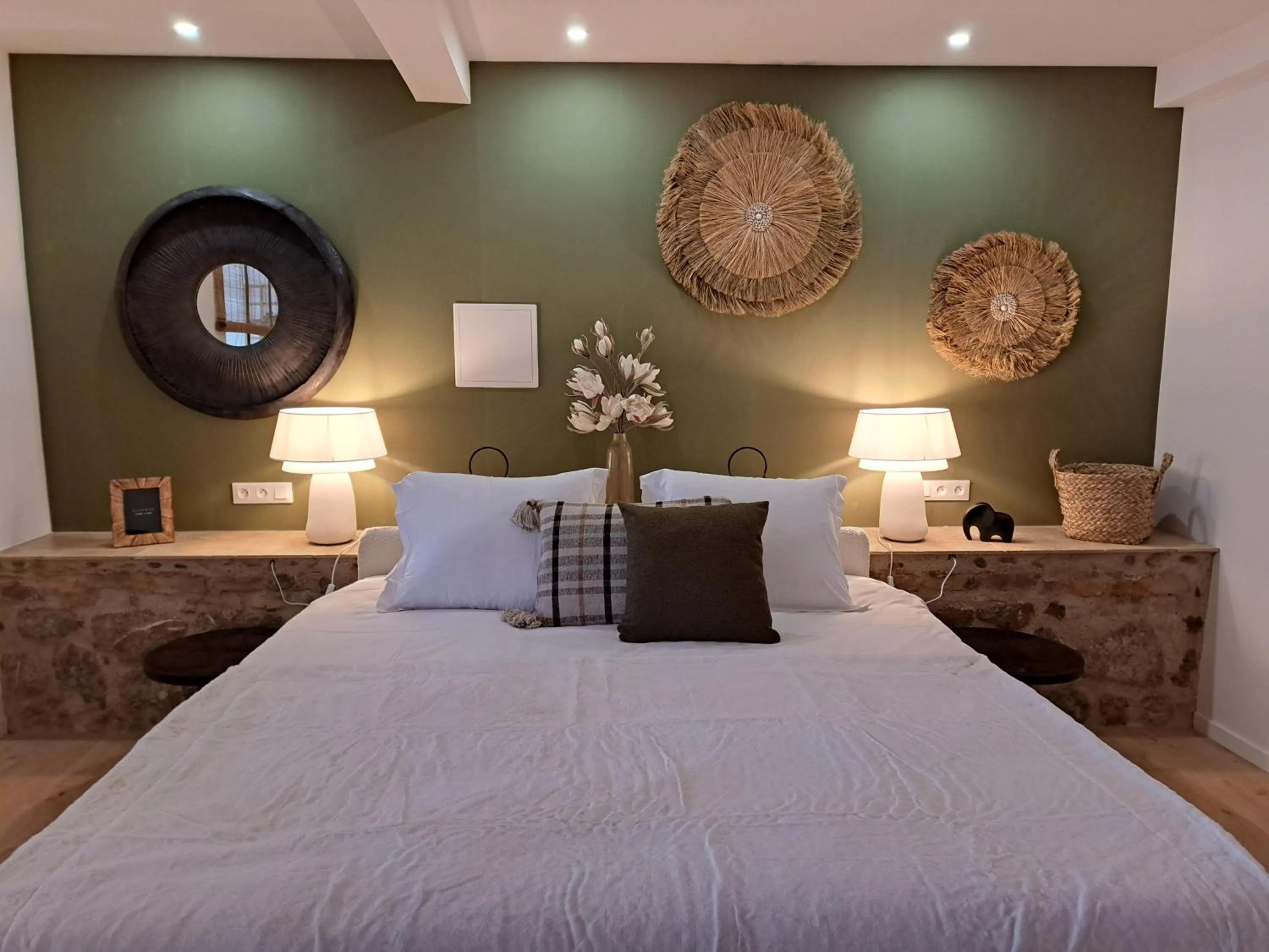 Bed in Hôtel Le Cottage de Sophie