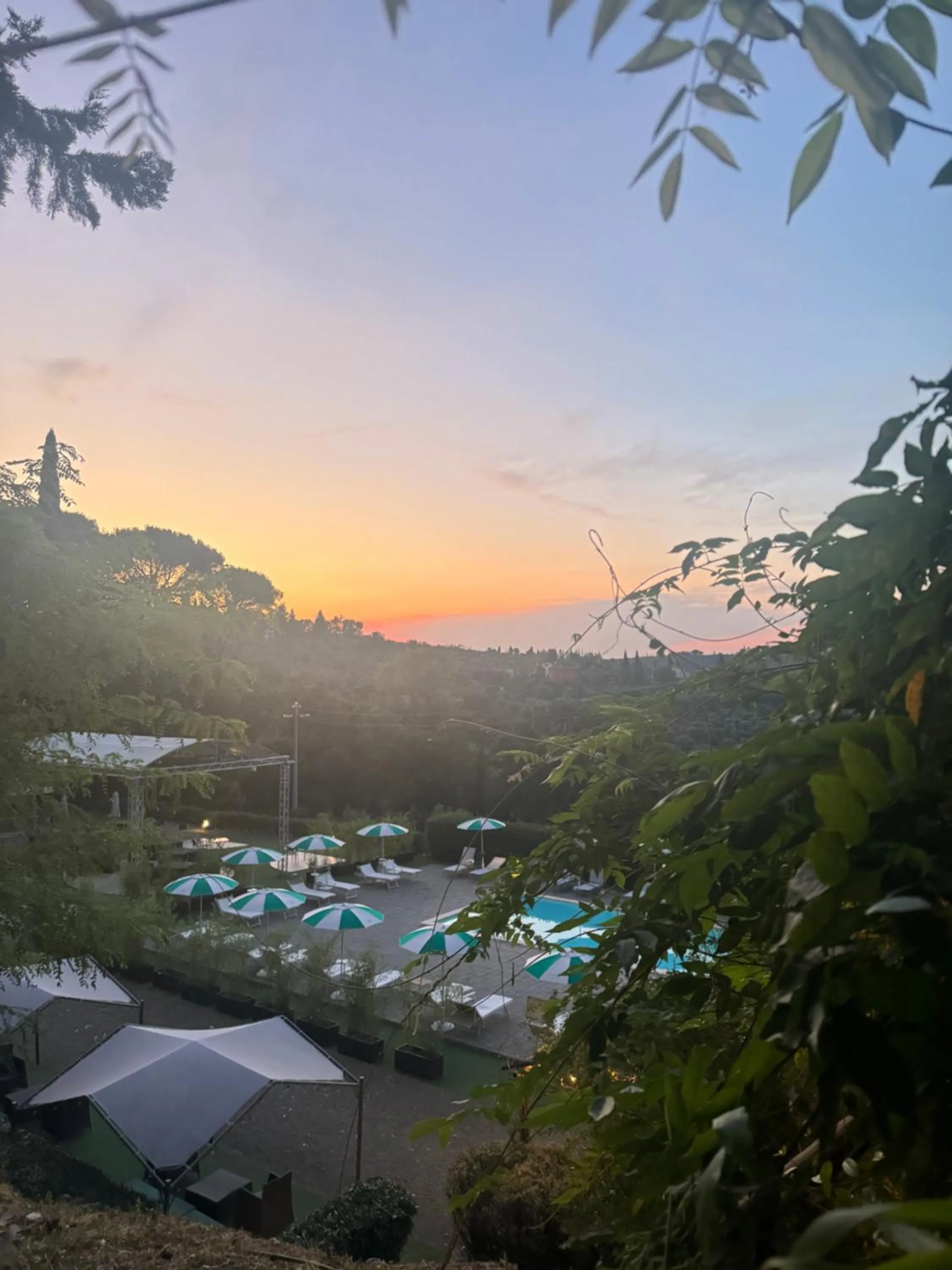 Swimming pool in Villa Castiglione