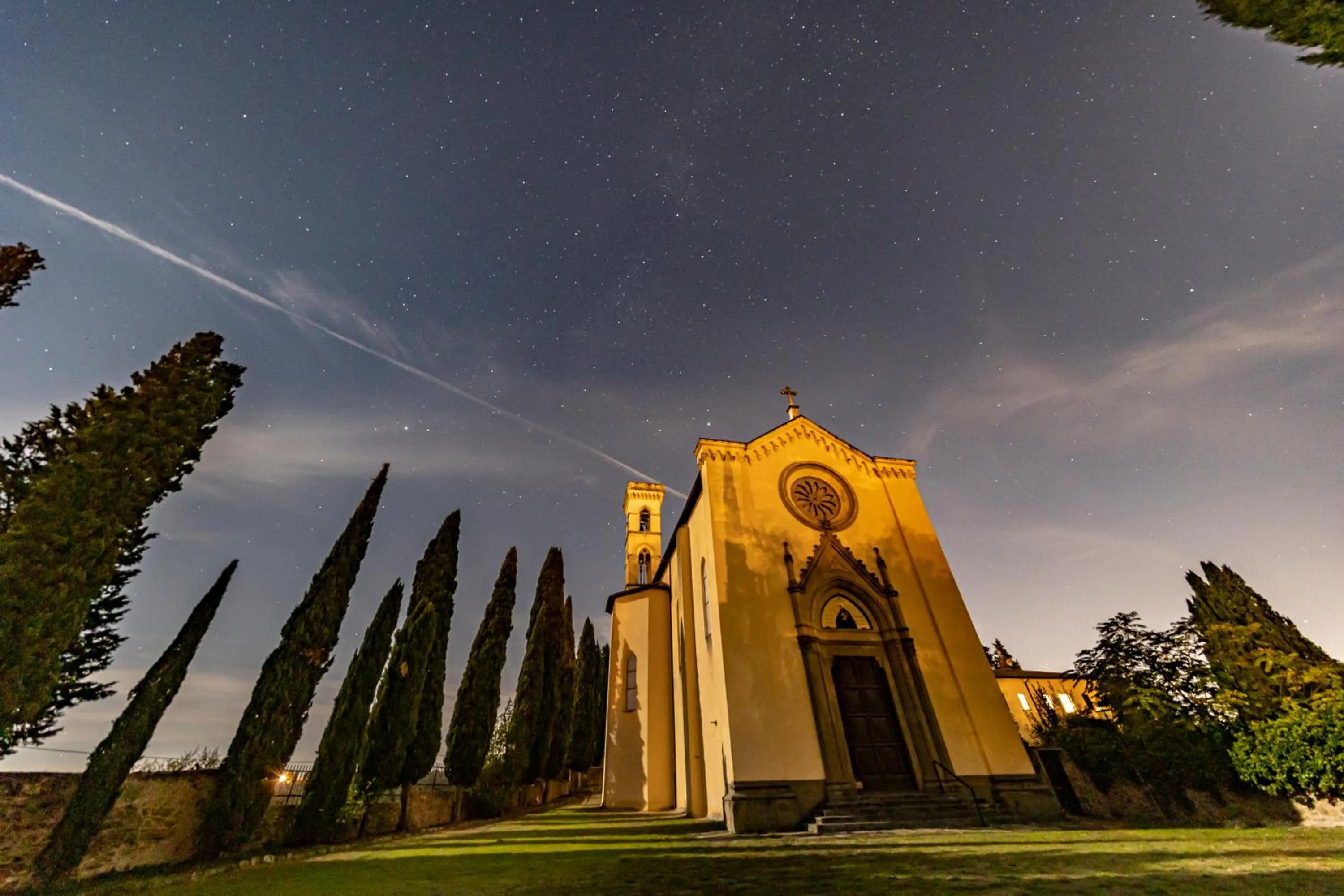 Sunrise in Villa Castiglione