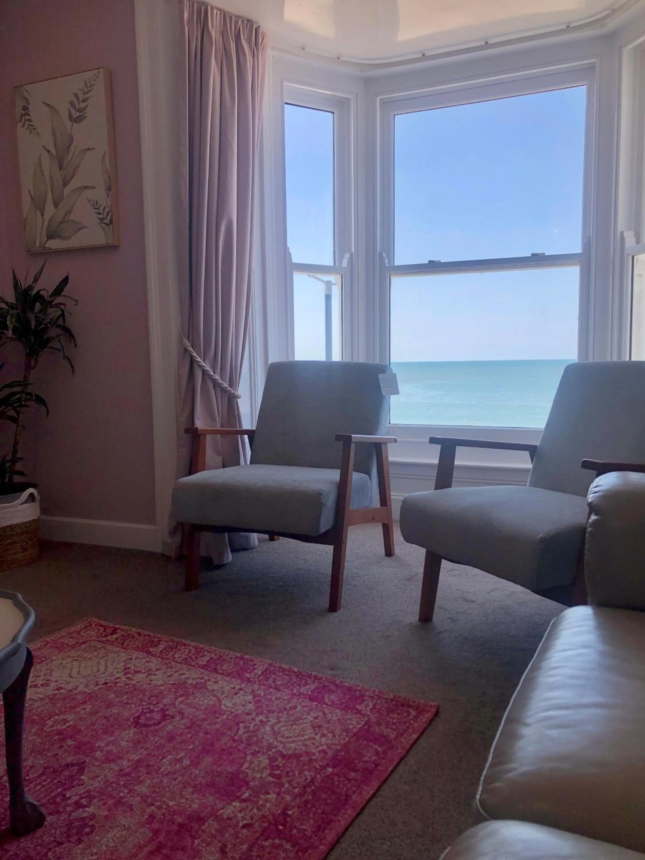 Seating area in Cranwell Court Apartments