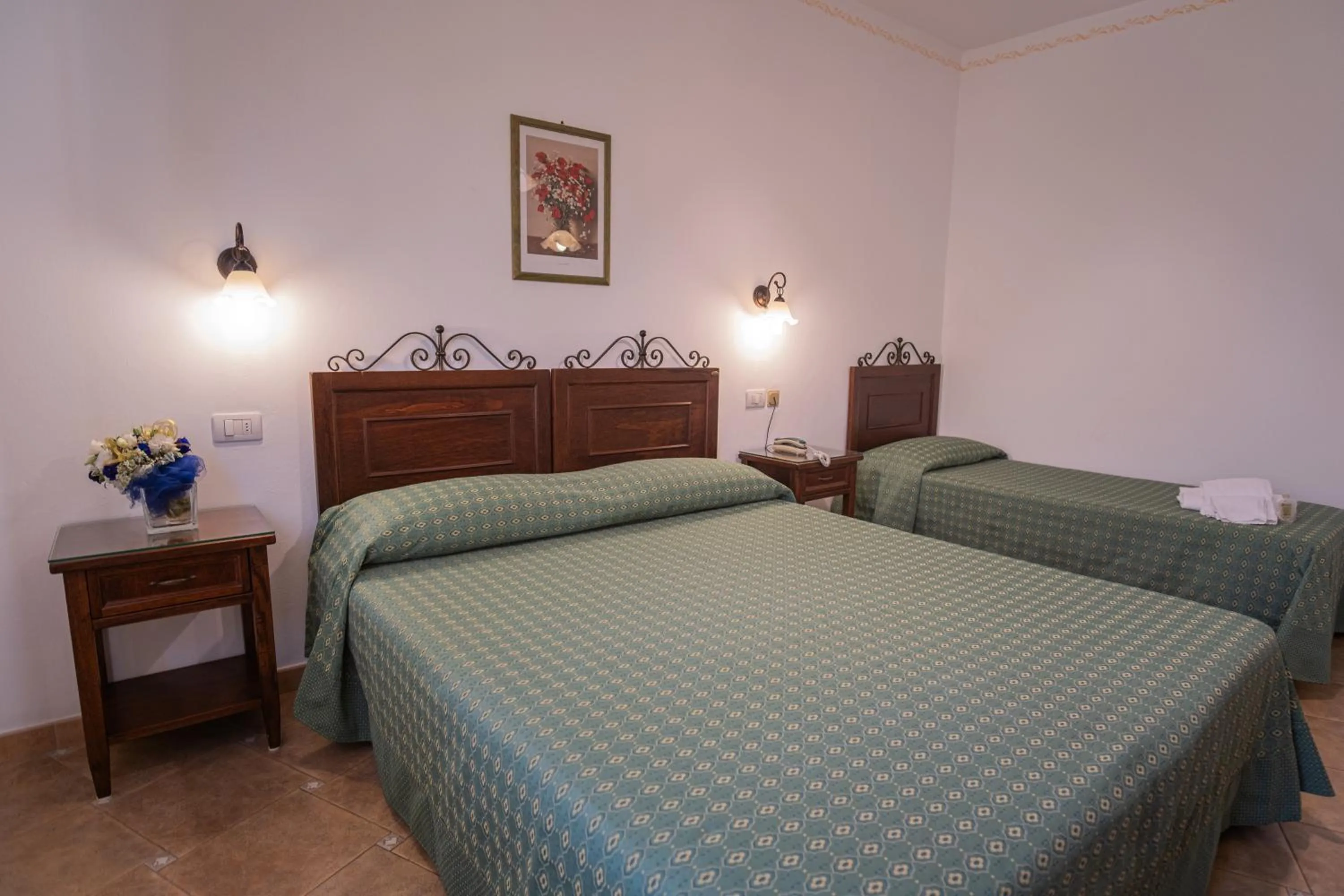 Photo of the whole room, Bed in Hotel Ristorante Borgo La Tana