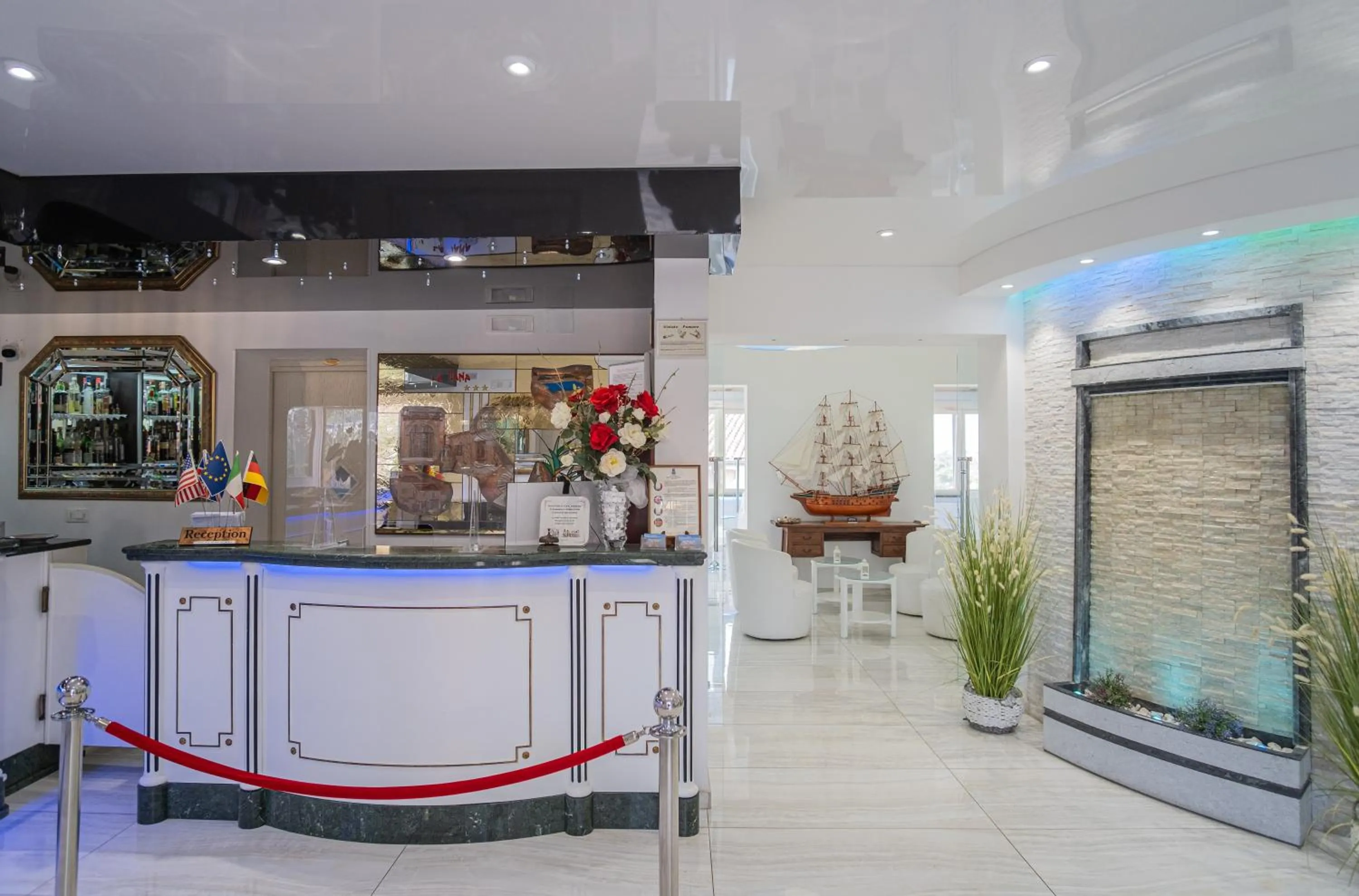 Lobby or reception in Hotel Ristorante Borgo La Tana