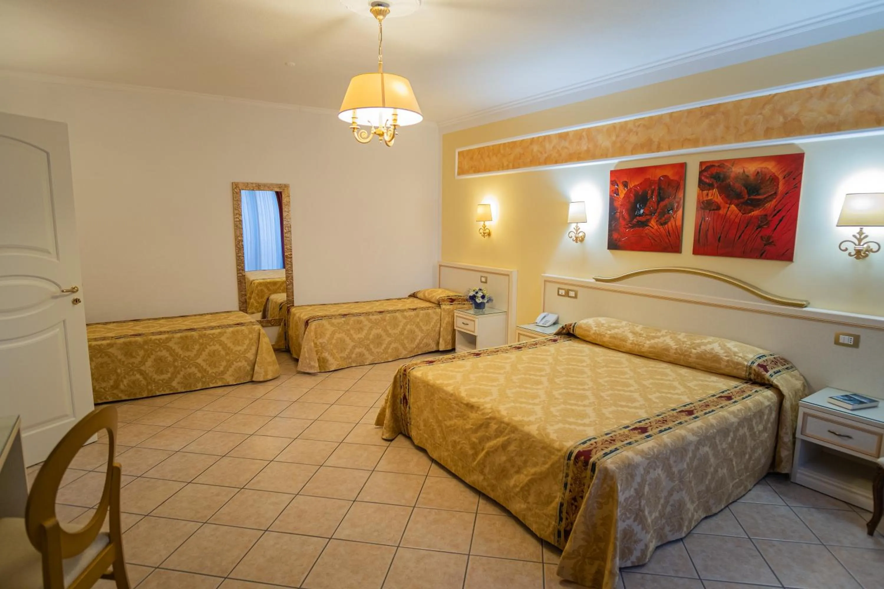 Photo of the whole room, Bed in Hotel Ristorante Borgo La Tana