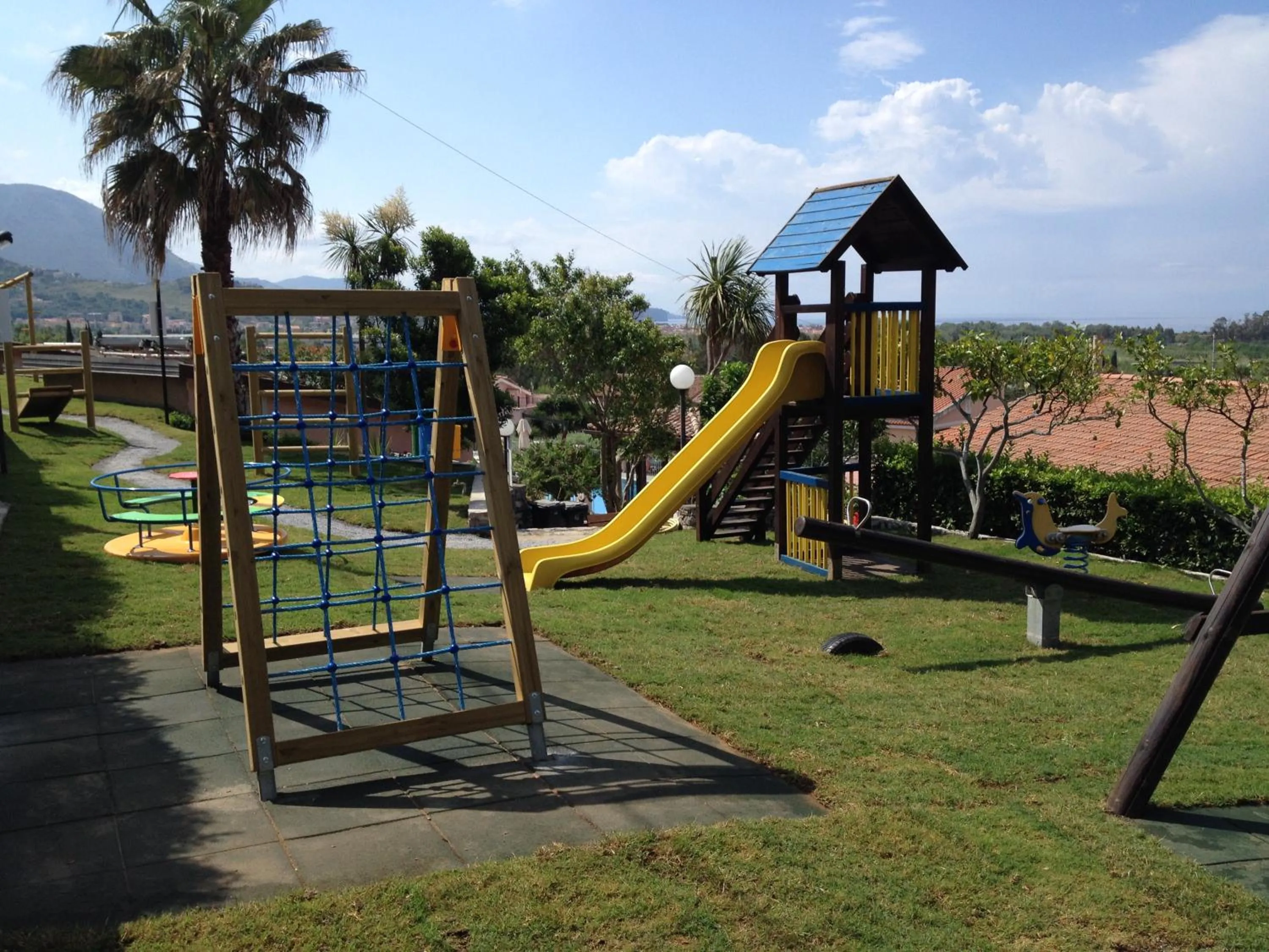 Children play ground in Hotel Ristorante Borgo La Tana