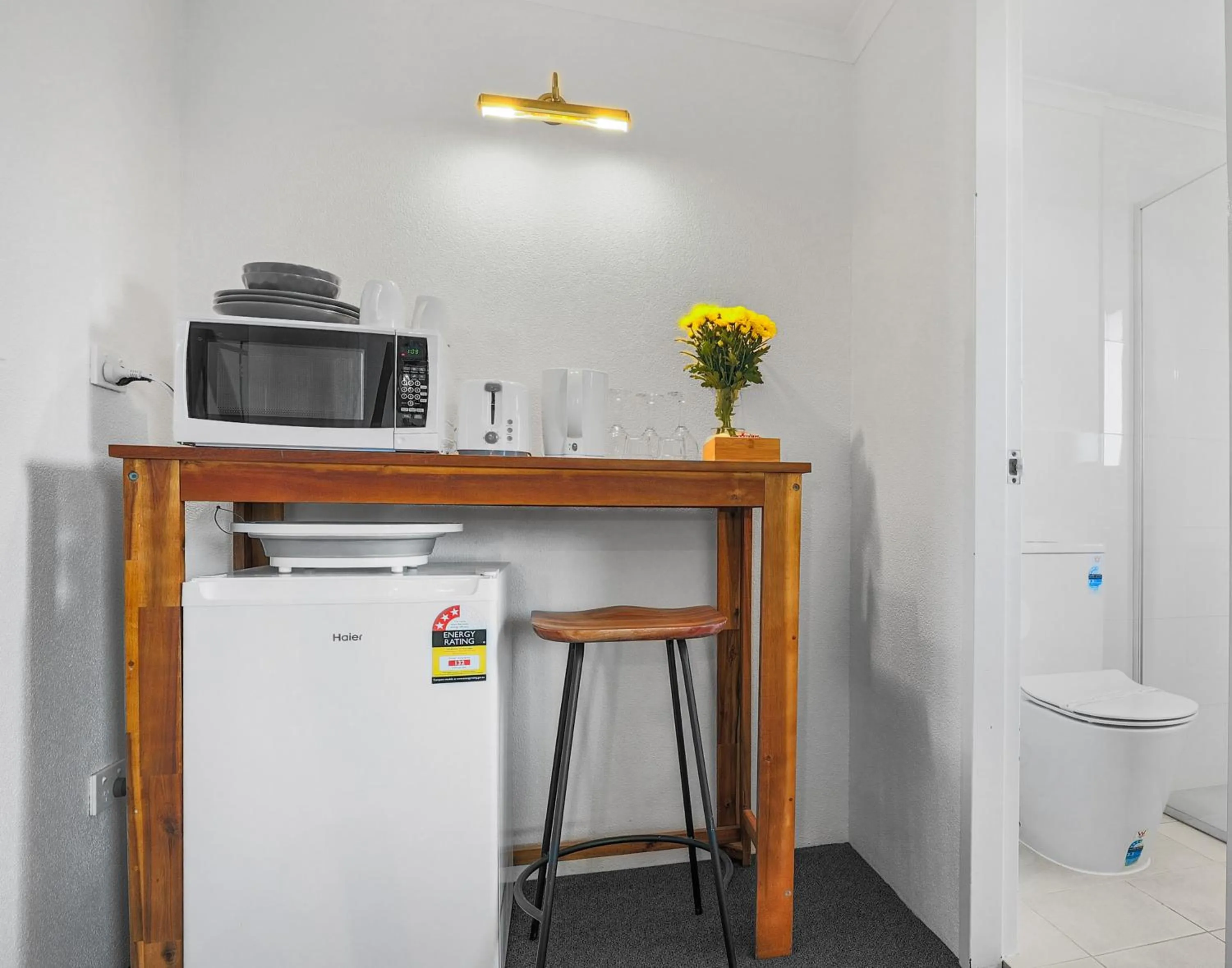 Kitchen or kitchenette in Coast Motel Eden