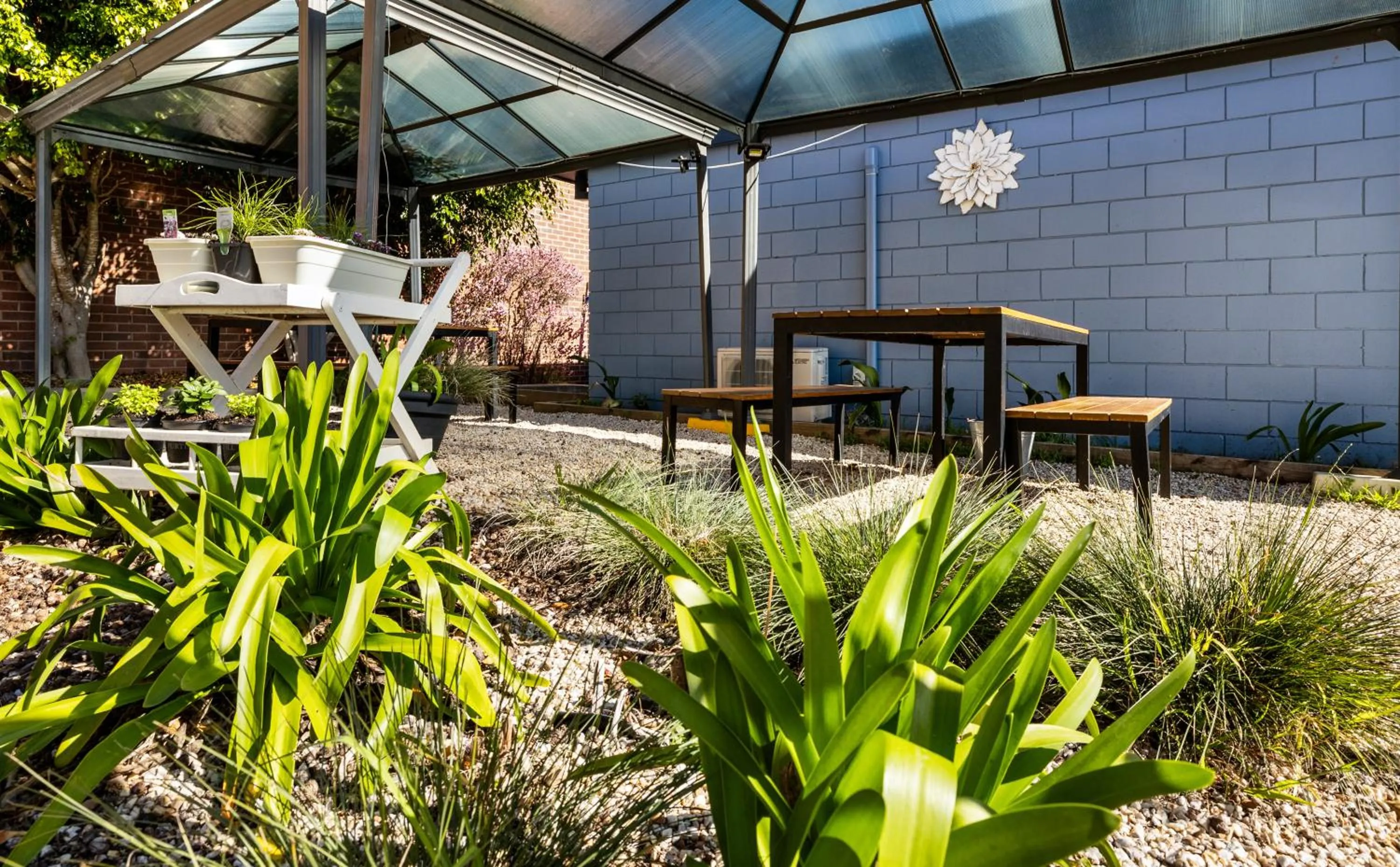 Patio in Coast Motel Eden