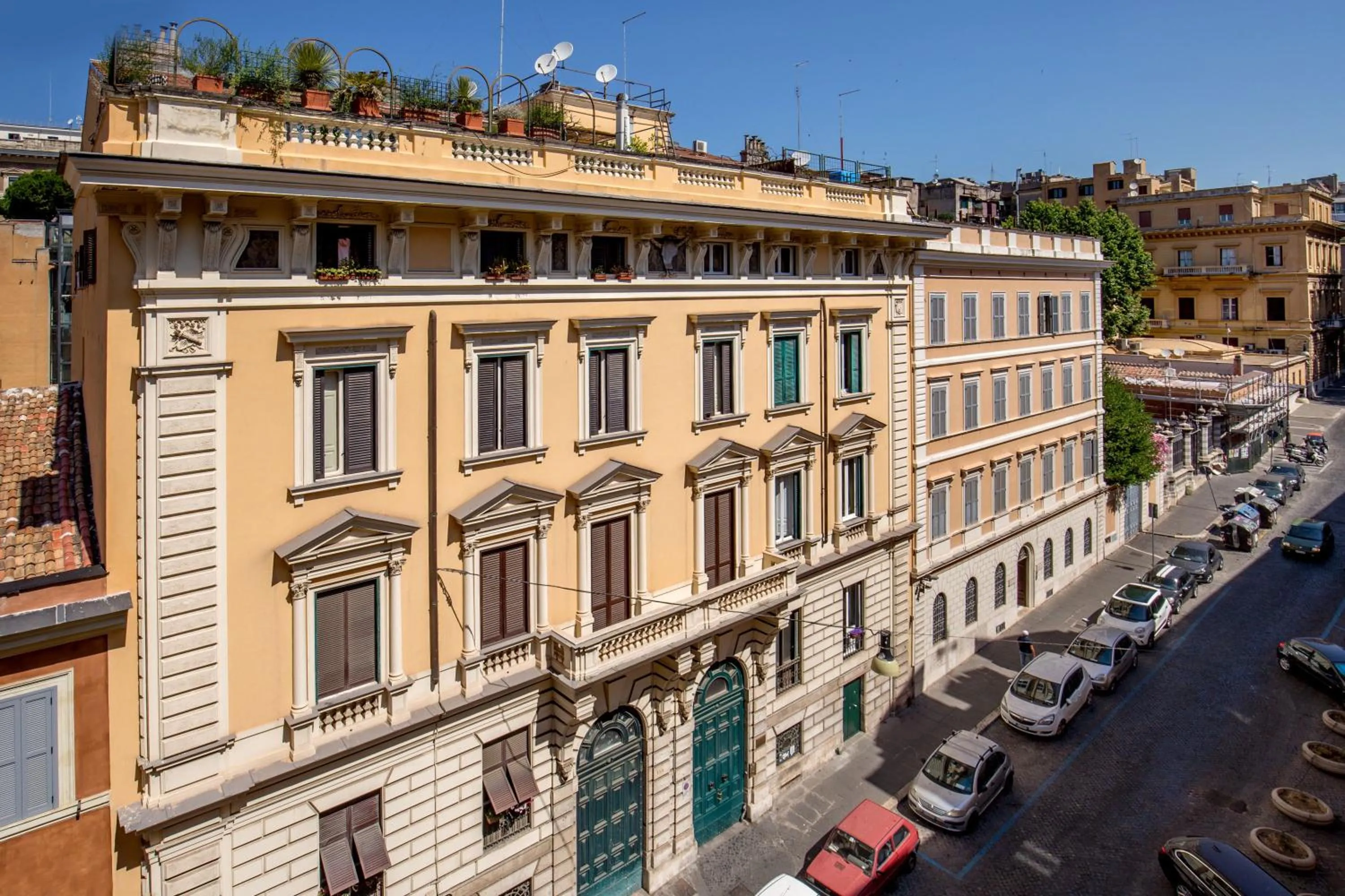 Facade/entrance in Aenea Inn