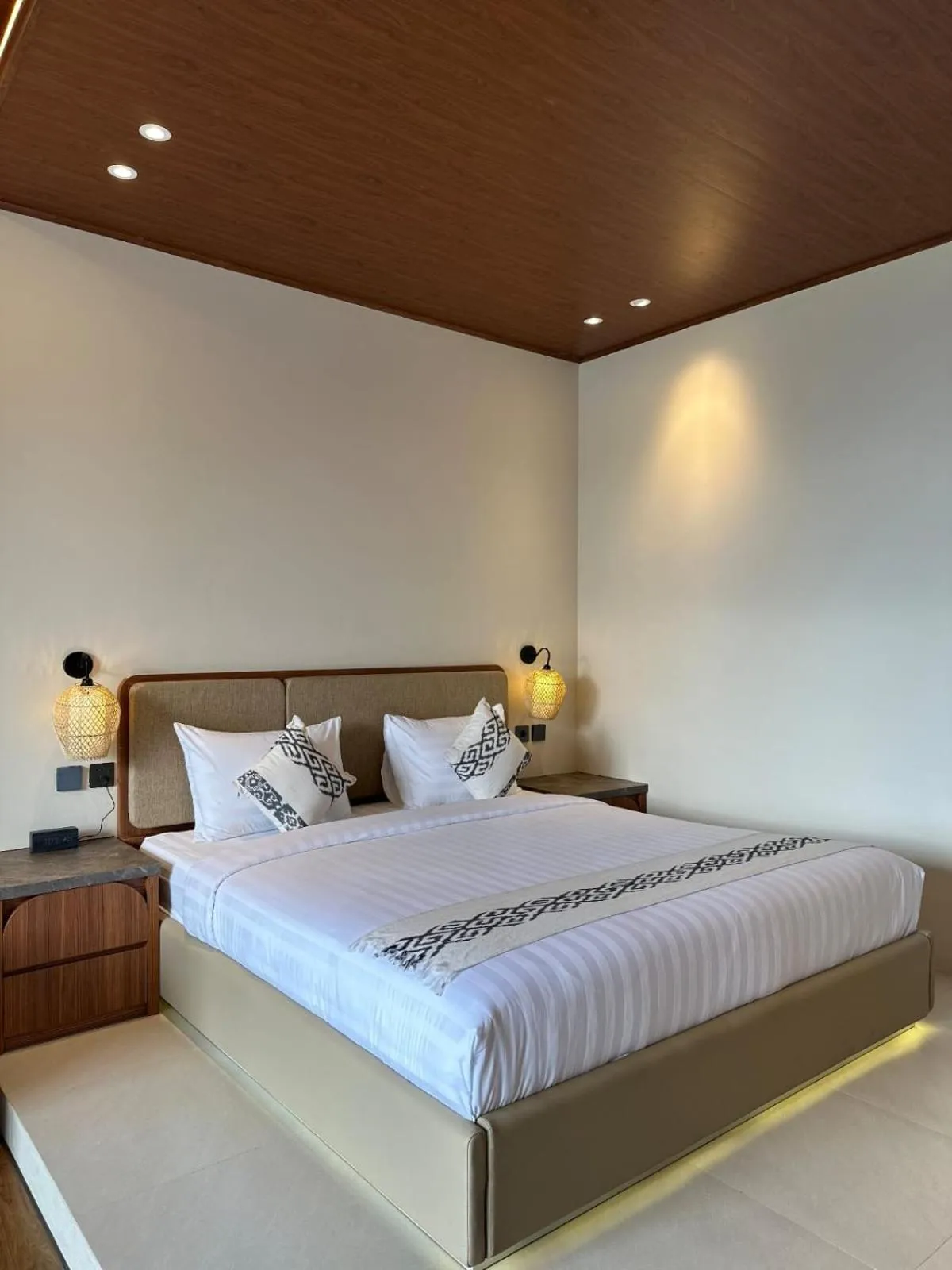 Bed in De Pointé Resort & Resto