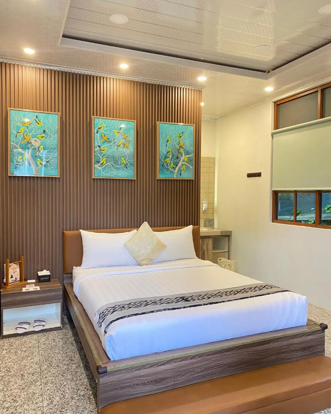 Bed in De Pointé Resort & Resto