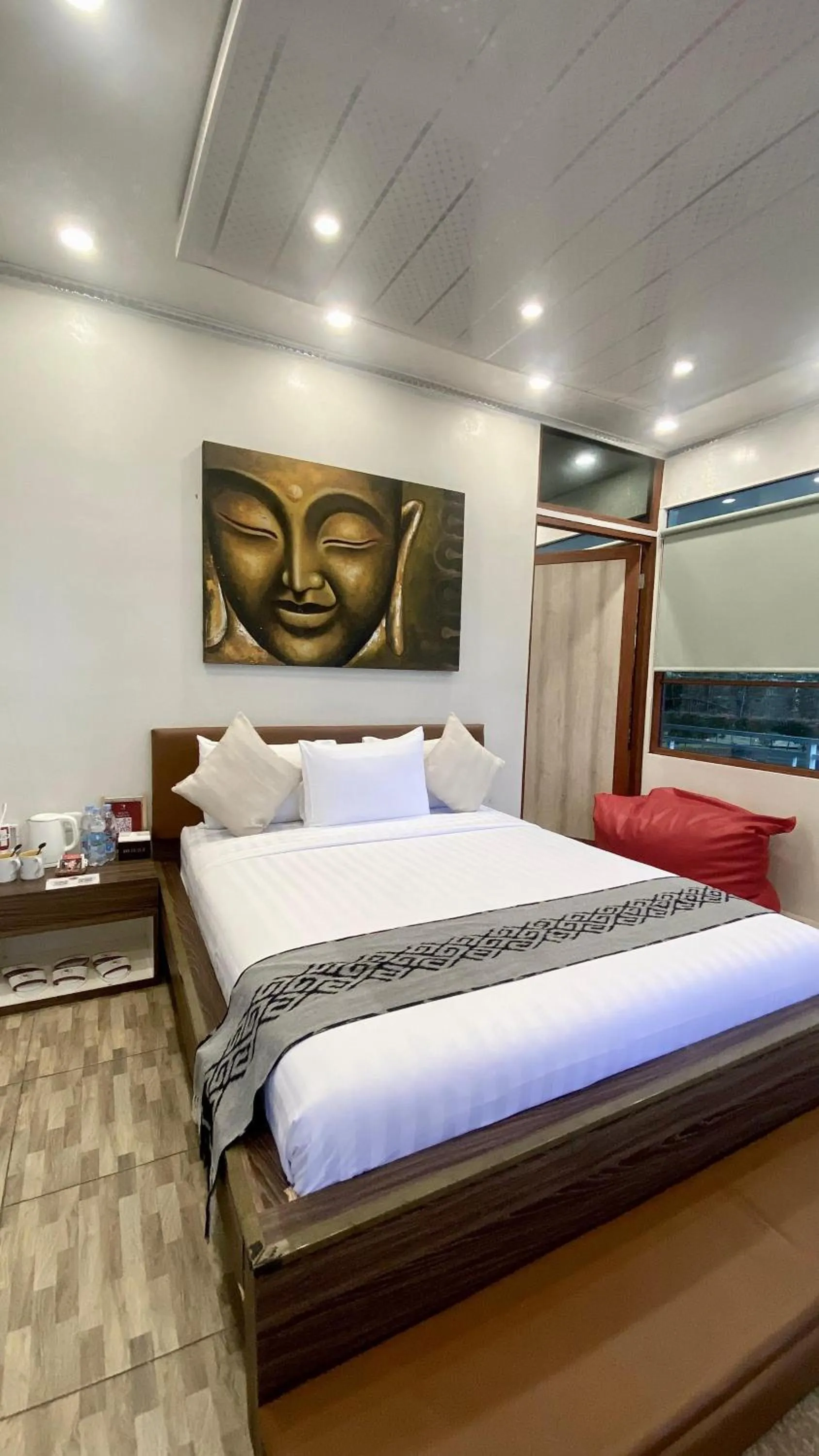 Bed in De Pointé Resort & Resto