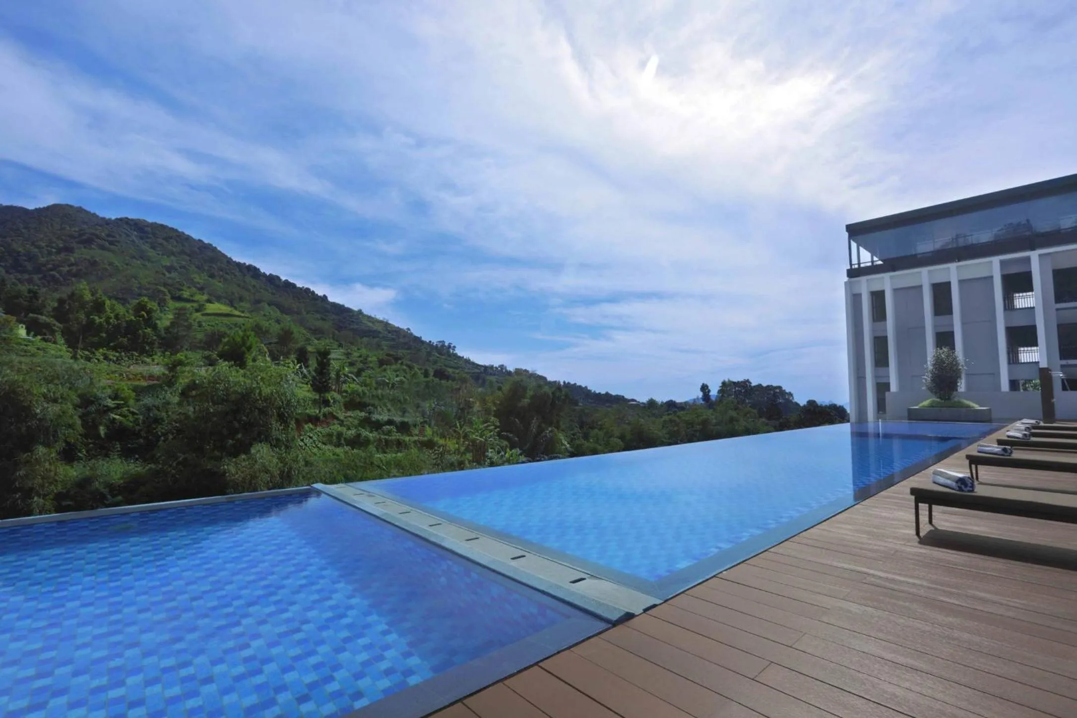 Pool view in Grand Aston Puncak Hotel & Resort