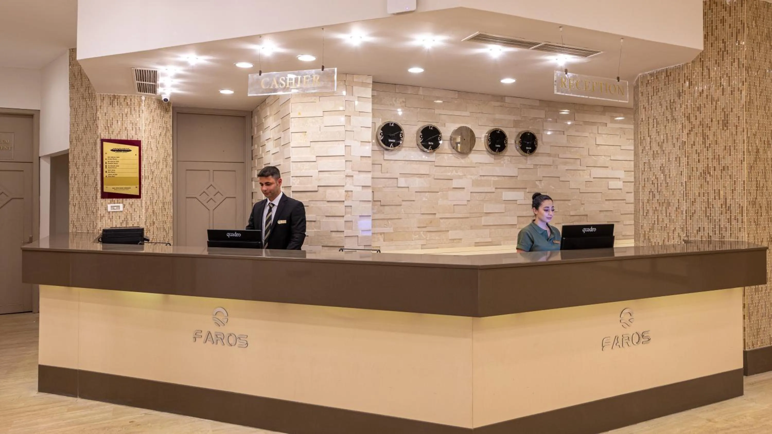 Lobby or reception in Faros Premium Beach