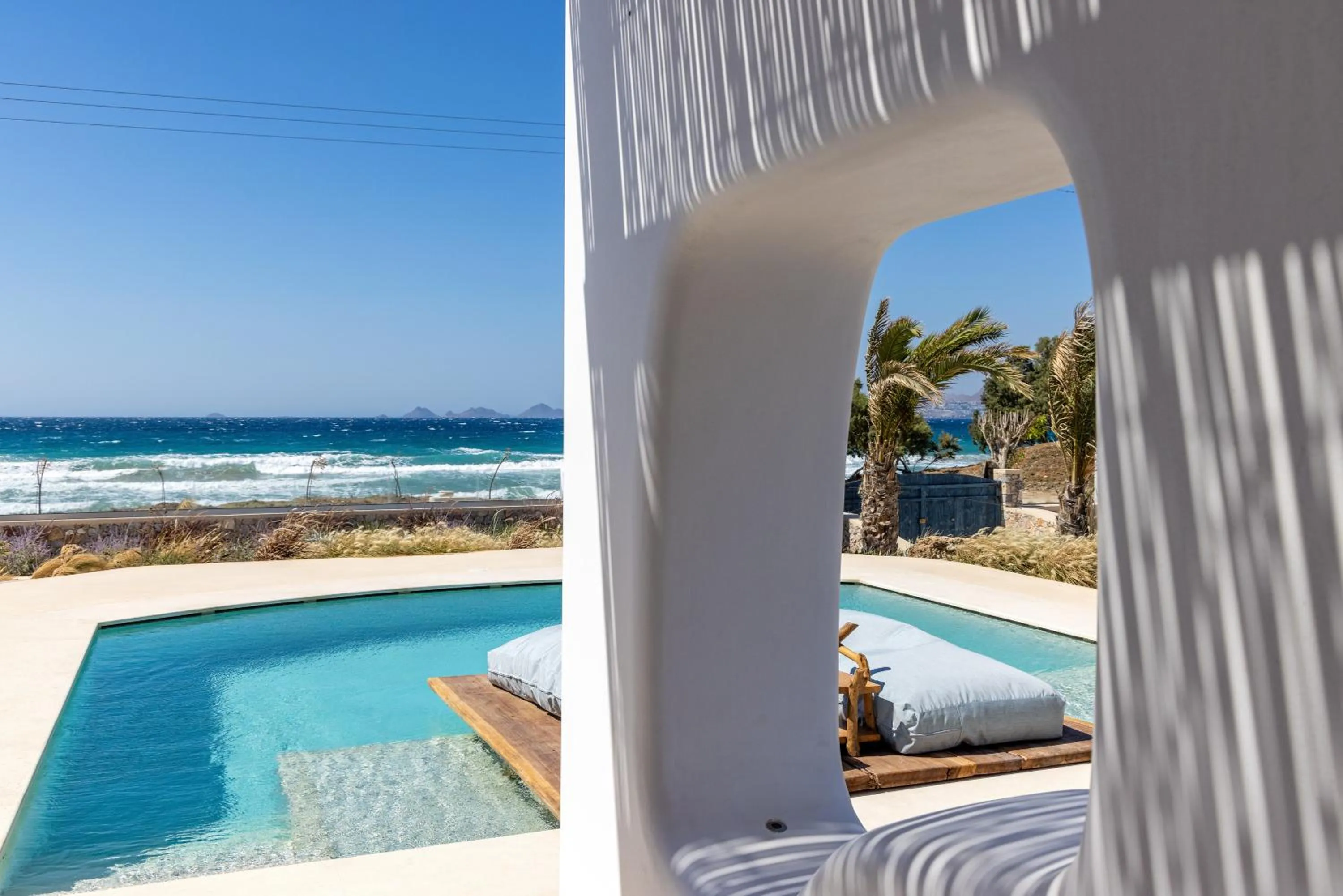 Swimming pool in Blue Pearls-Adults Only Luxury Suites