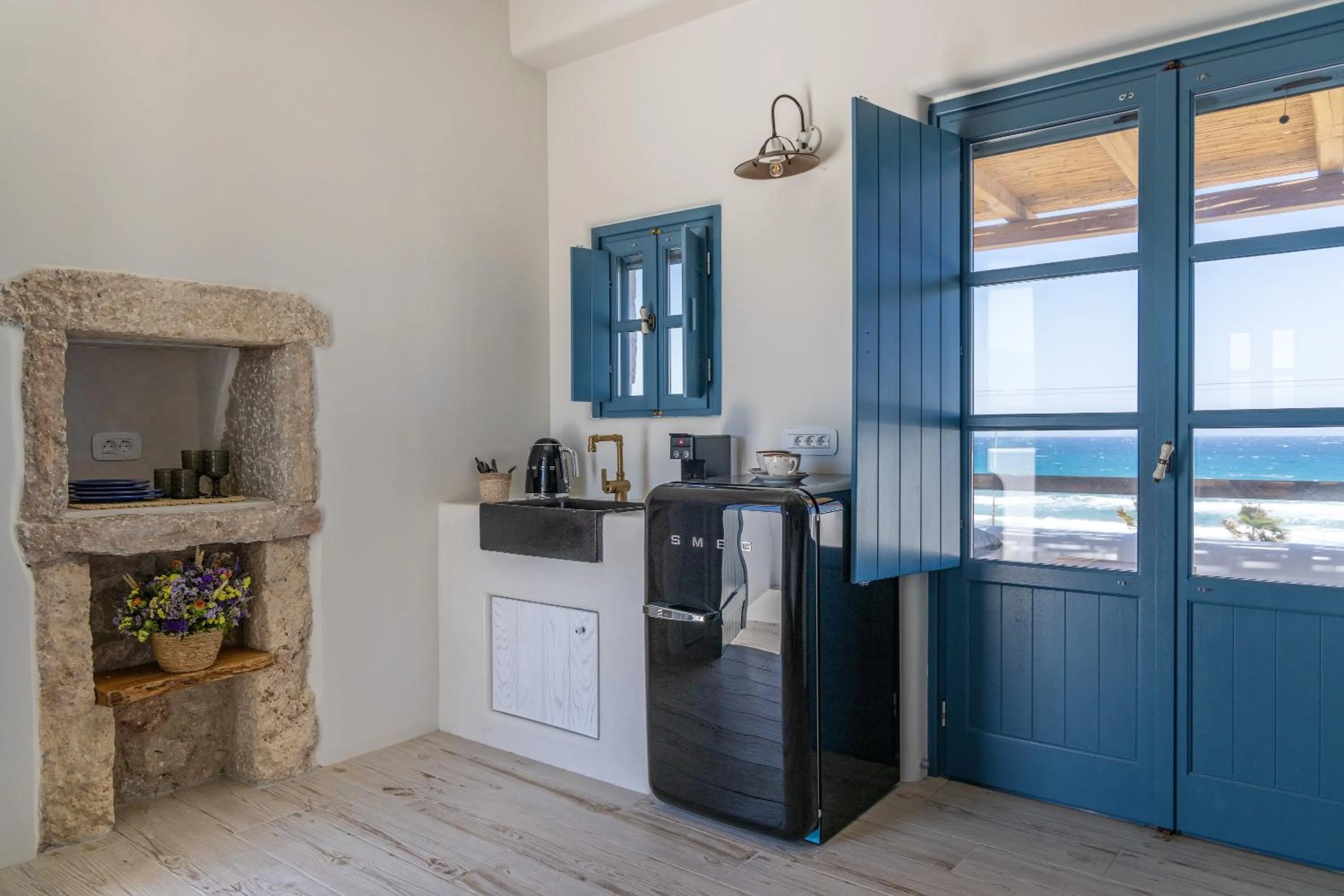 Sea view in Blue Pearls-Adults Only Luxury Suites