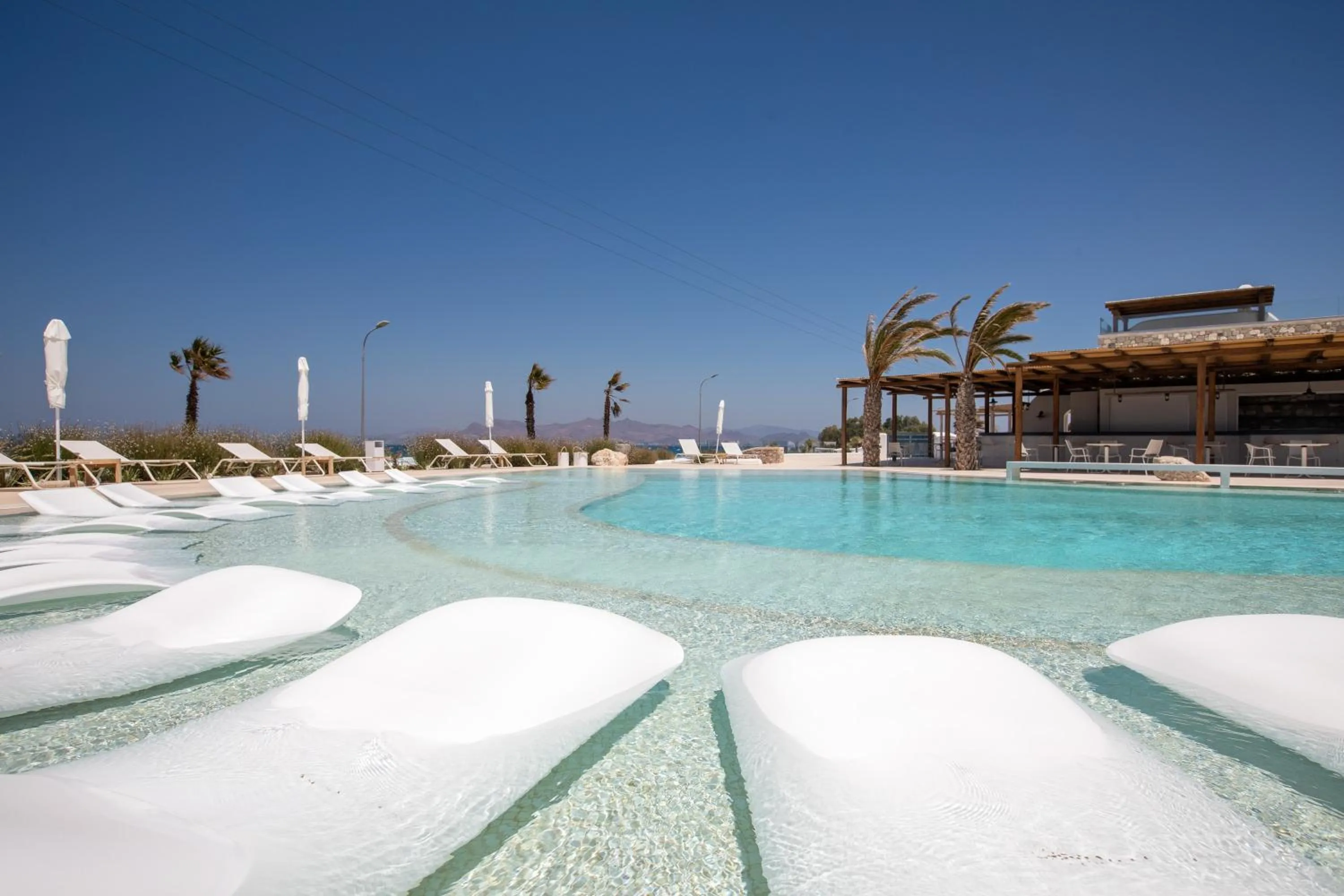 Swimming pool in Blue Pearls-Adults Only Luxury Suites