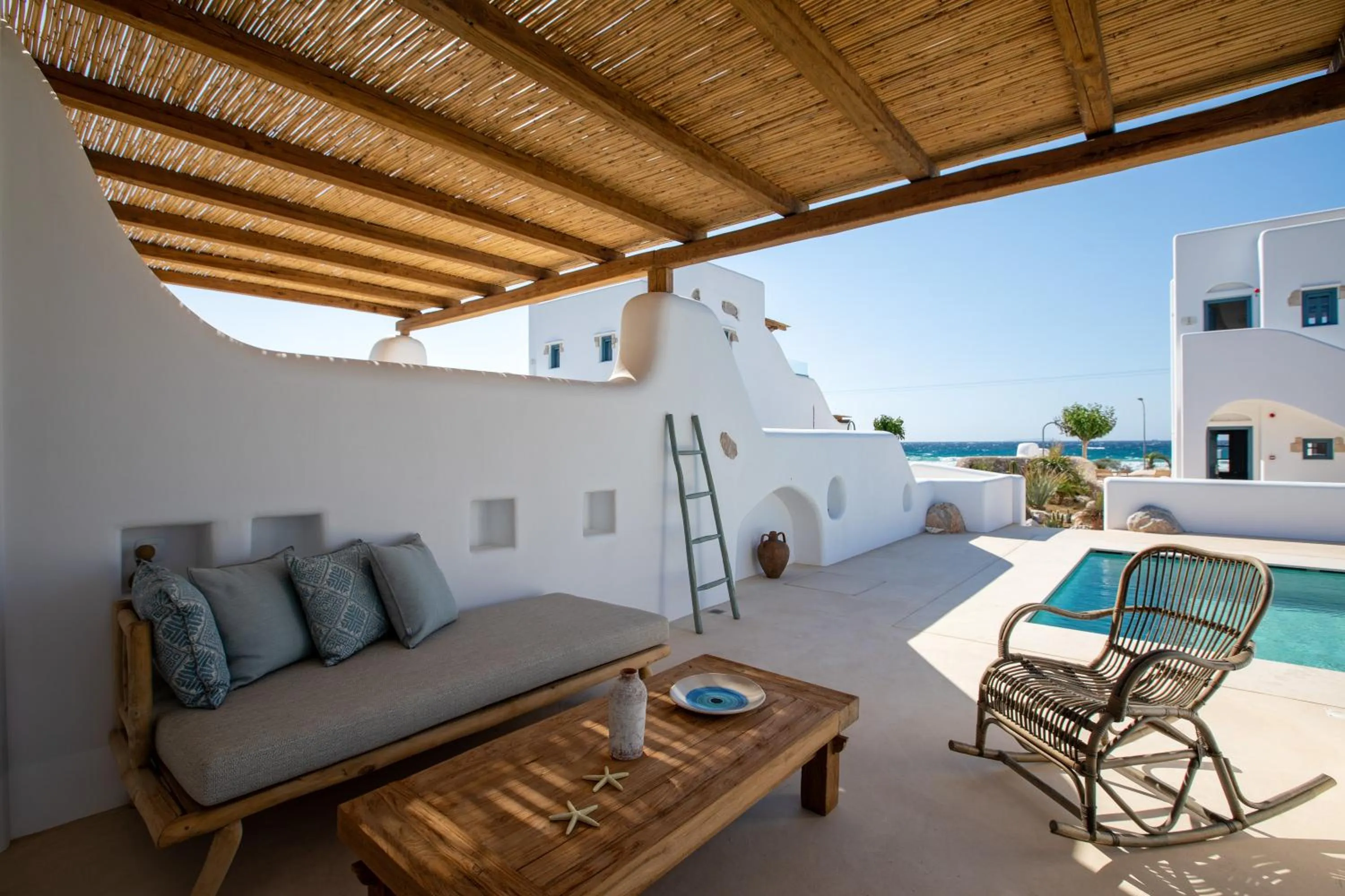 Balcony/Terrace in Blue Pearls-Adults Only Luxury Suites