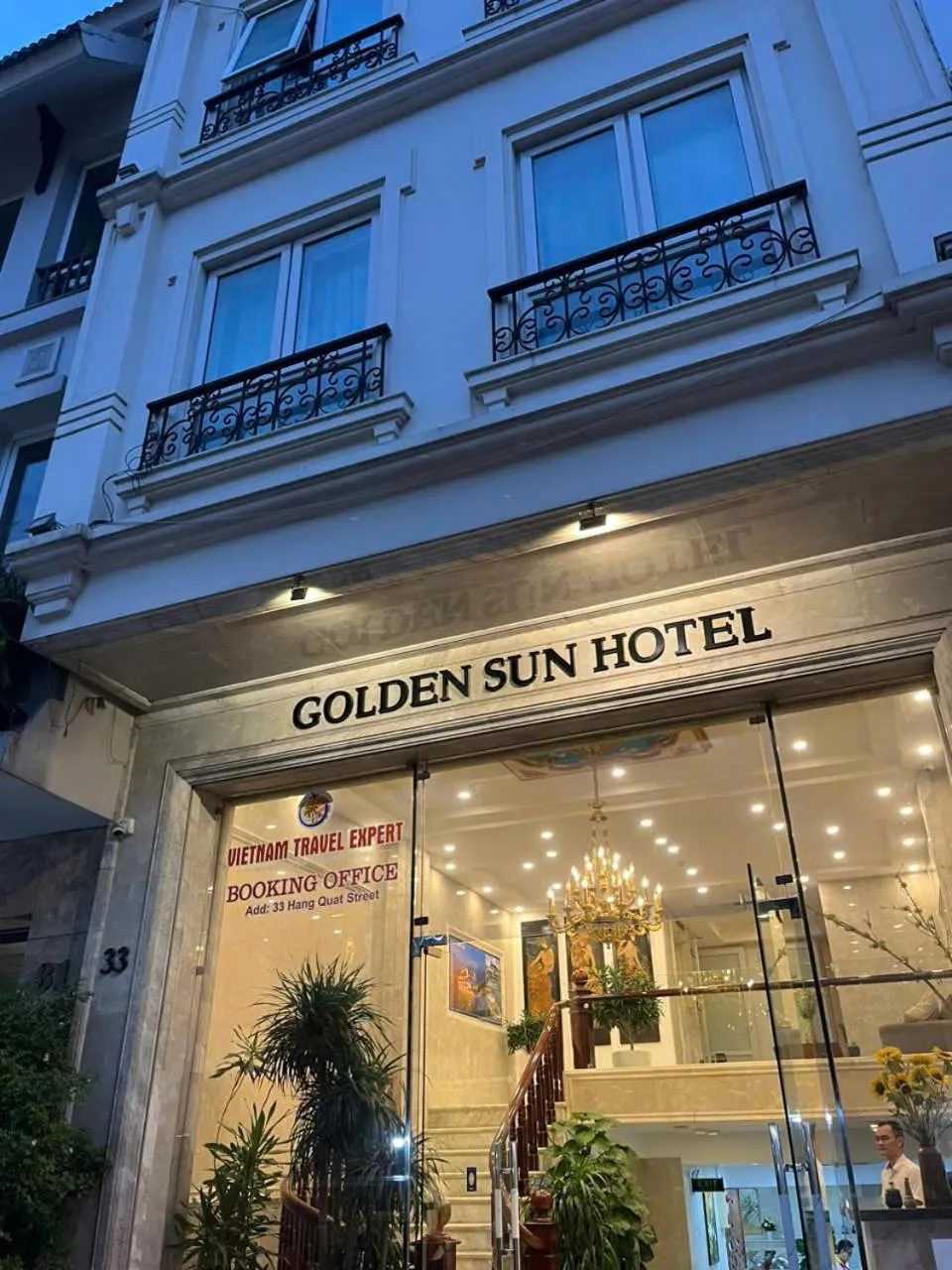 Property building in Golden Sun Hotel