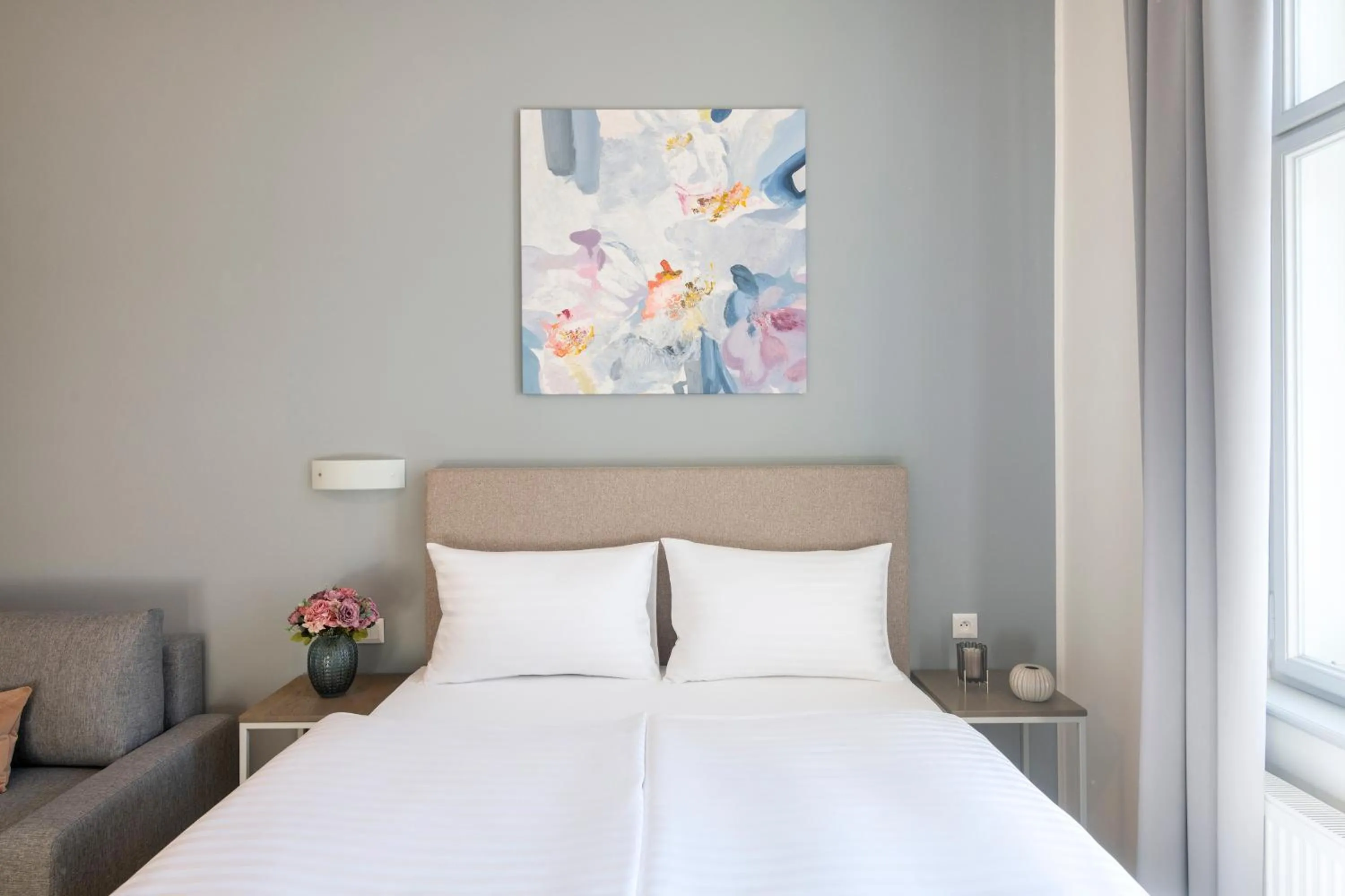 Bed in Hidden Art Boutique Residence by Dwellfort