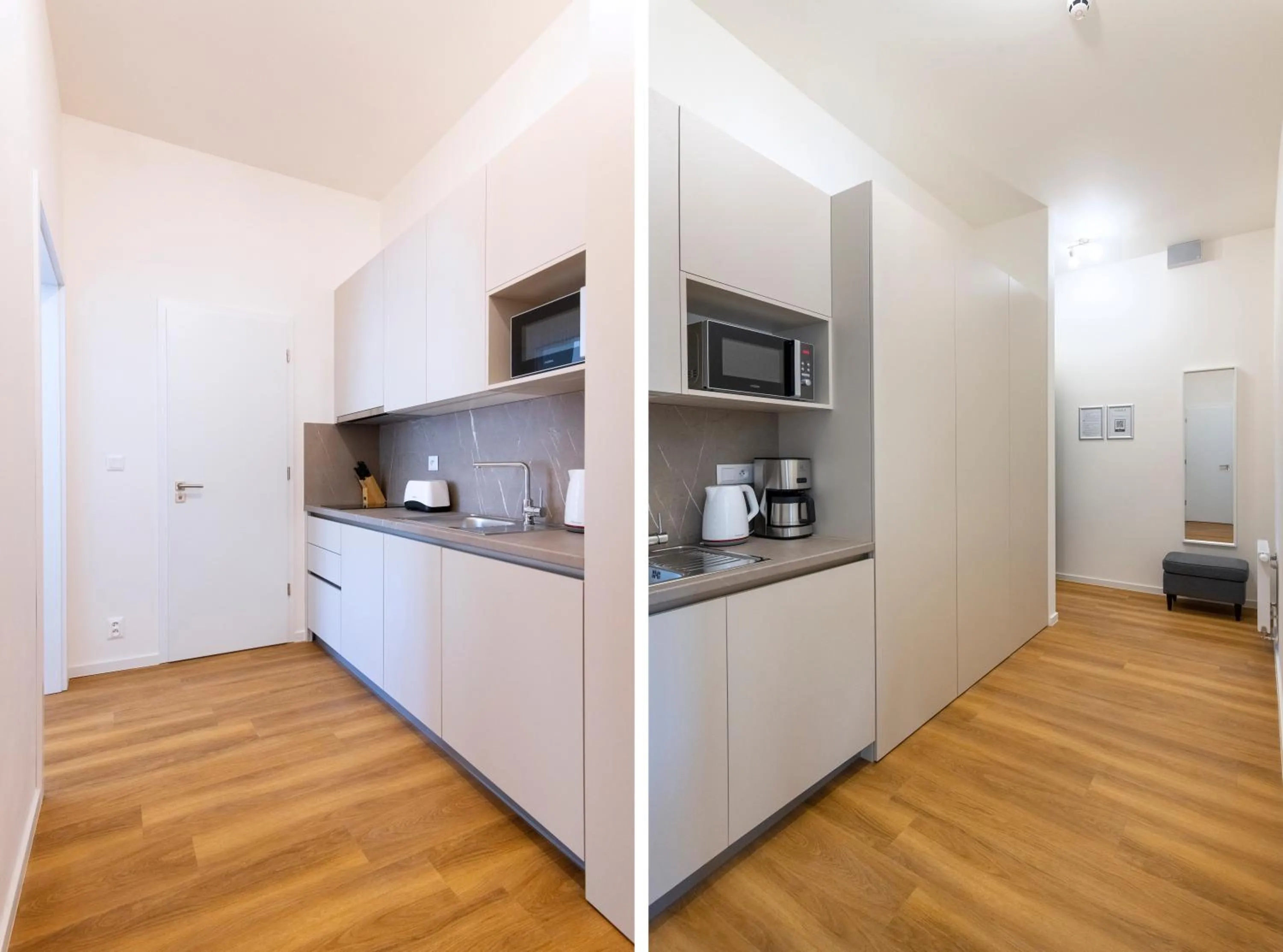 Kitchen or kitchenette in Hidden Art Boutique Residence by Dwellfort