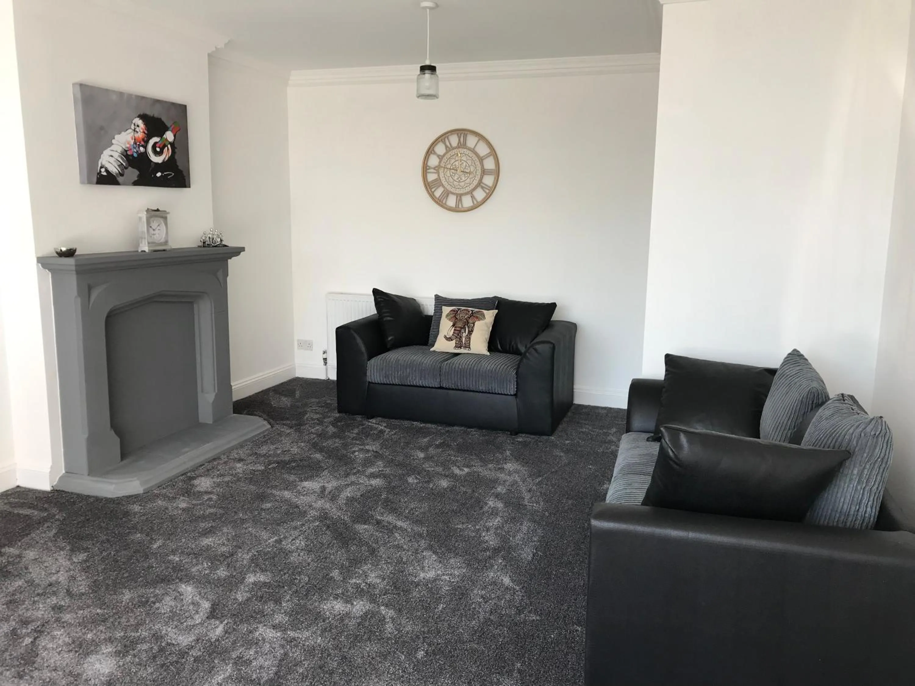 Living room in Stanford Villa