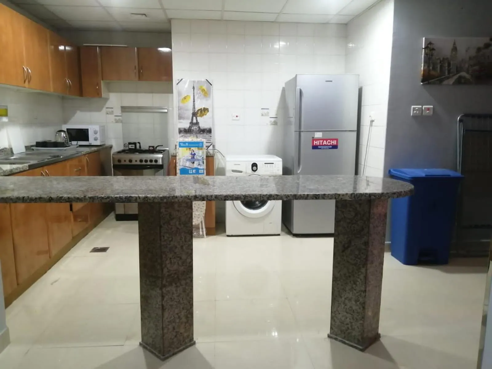 Kitchen or kitchenette in AlBarsha 1 Hostel by PHM