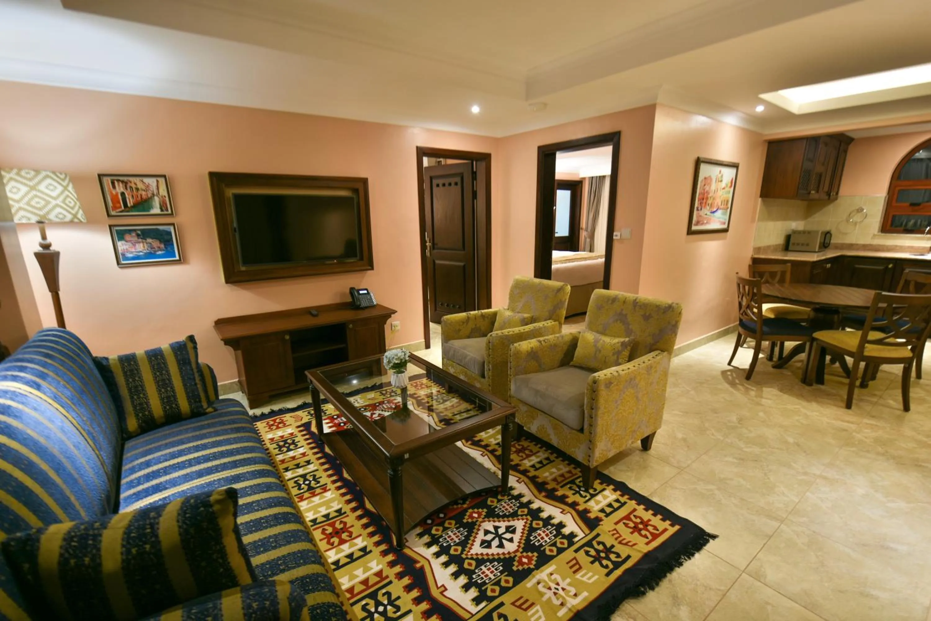 Living room in Casa Solada Hotel