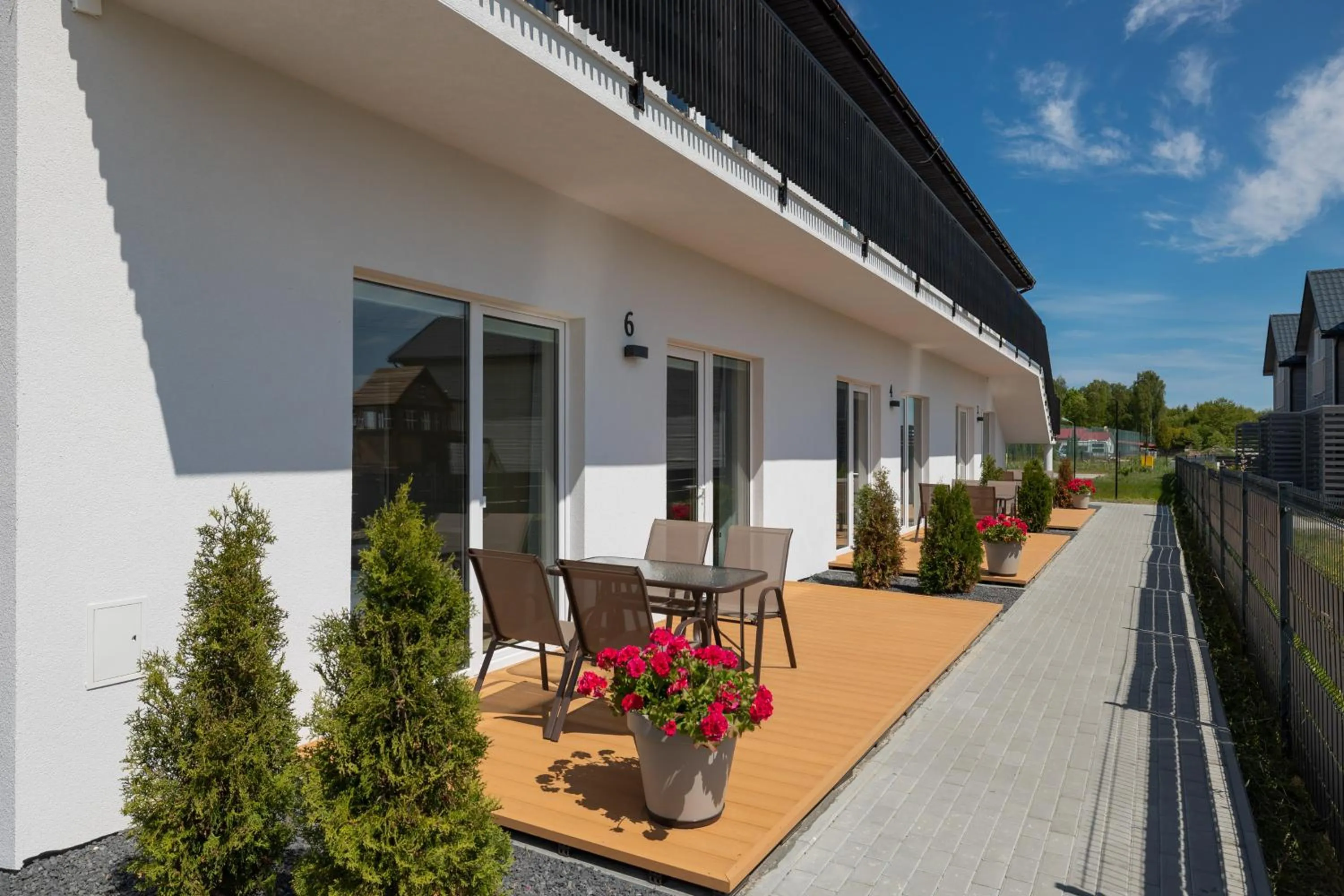 Balcony/Terrace in BURSZTYN - BERNSTEIN APARTMENTS