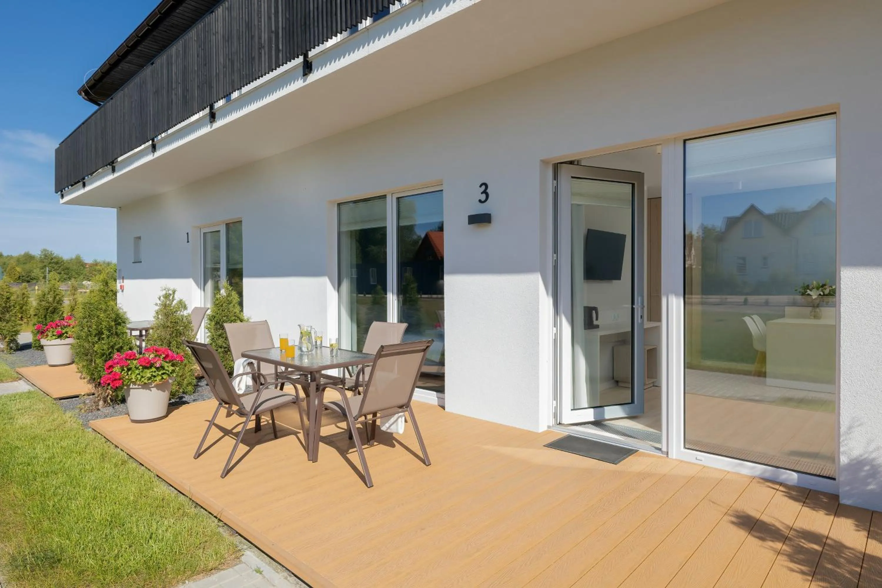 Balcony/Terrace in BURSZTYN - BERNSTEIN APARTMENTS