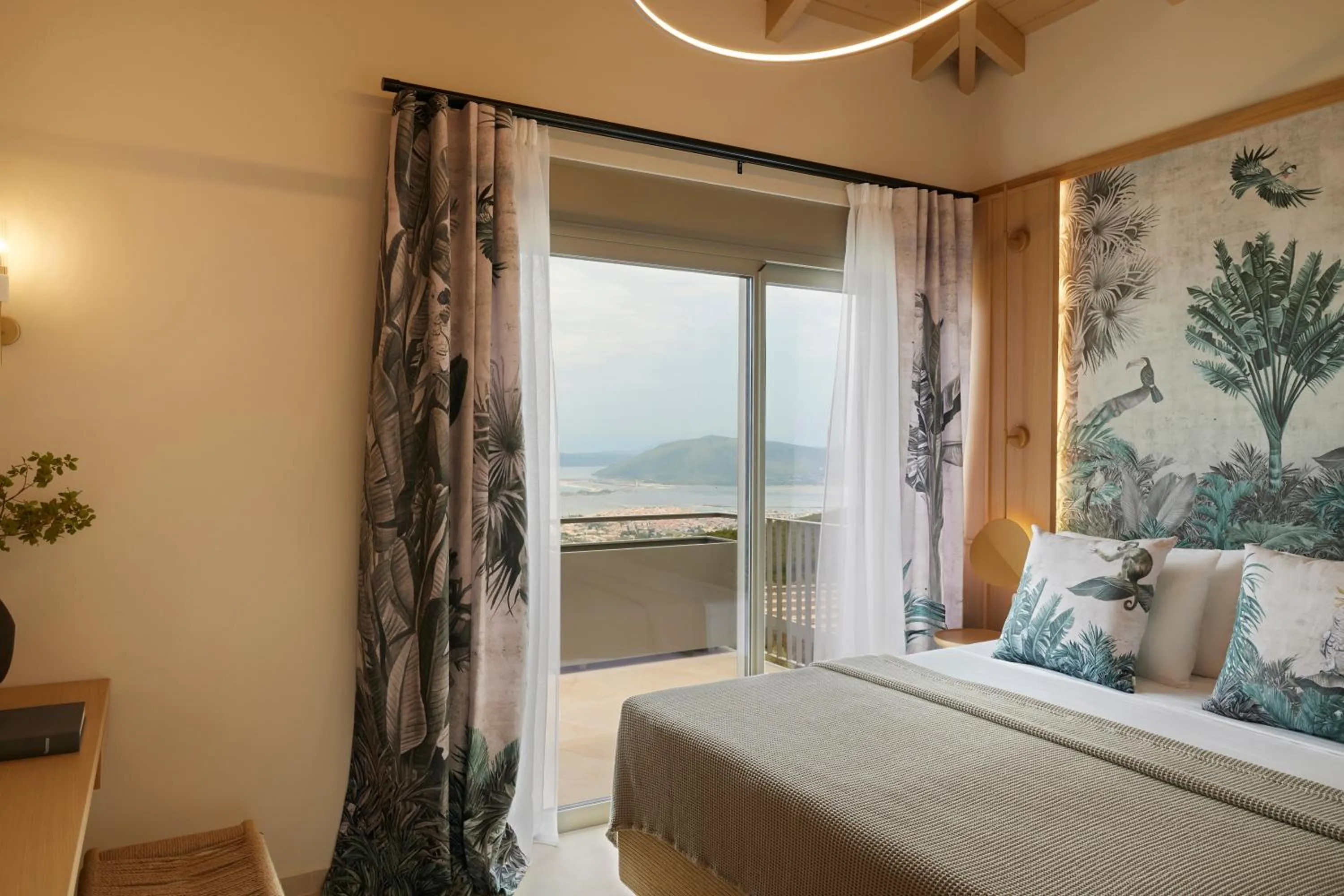 Bed in Epiphany Villas Lefkada